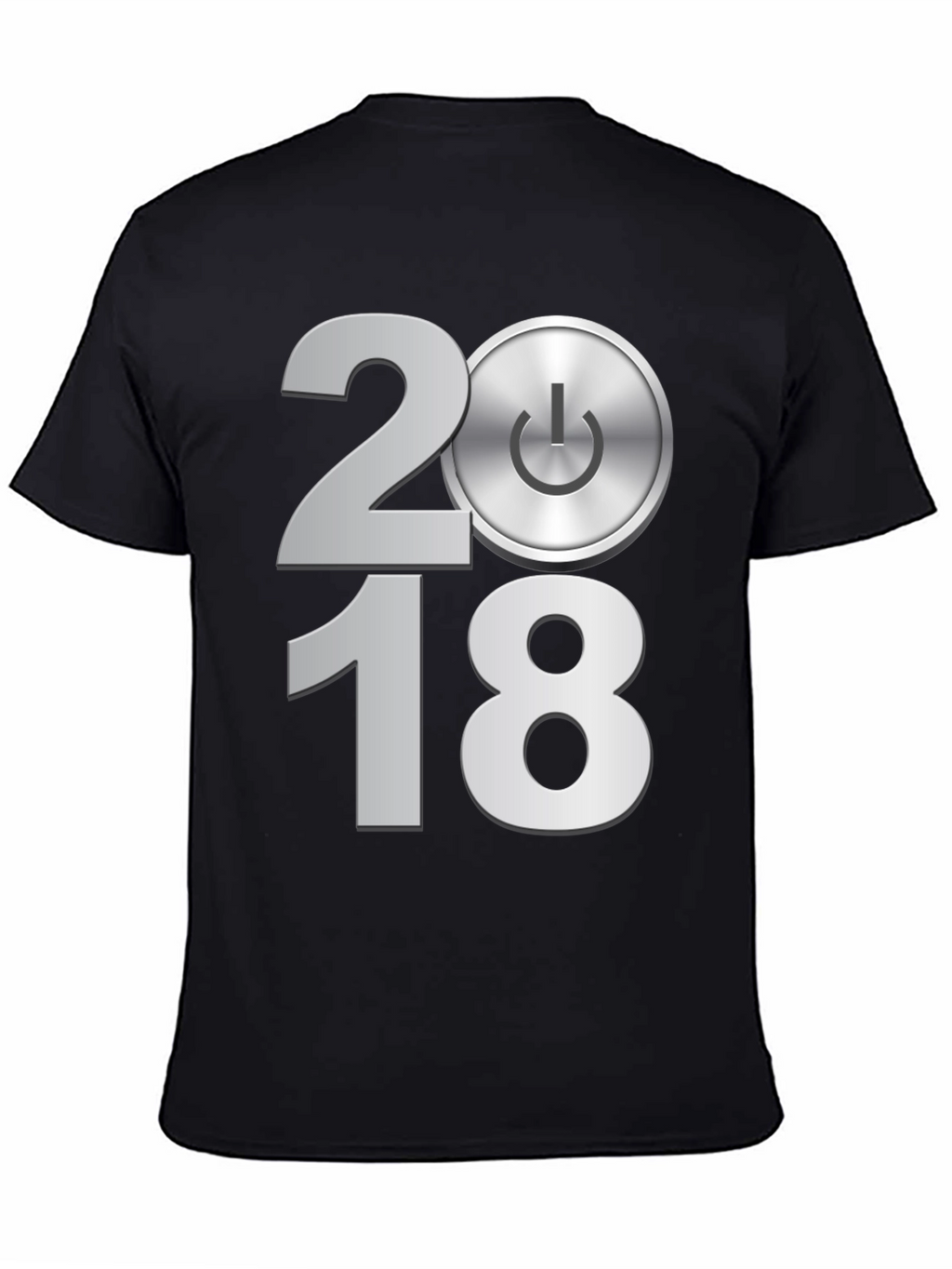 2018 Power Button Graphic Tee