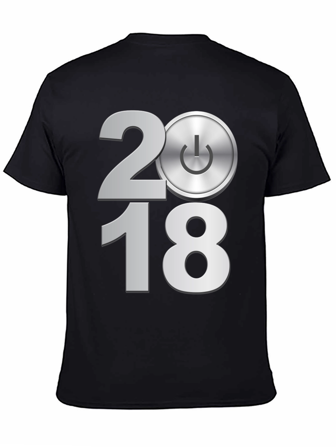 2018 Power Button Graphic Tee