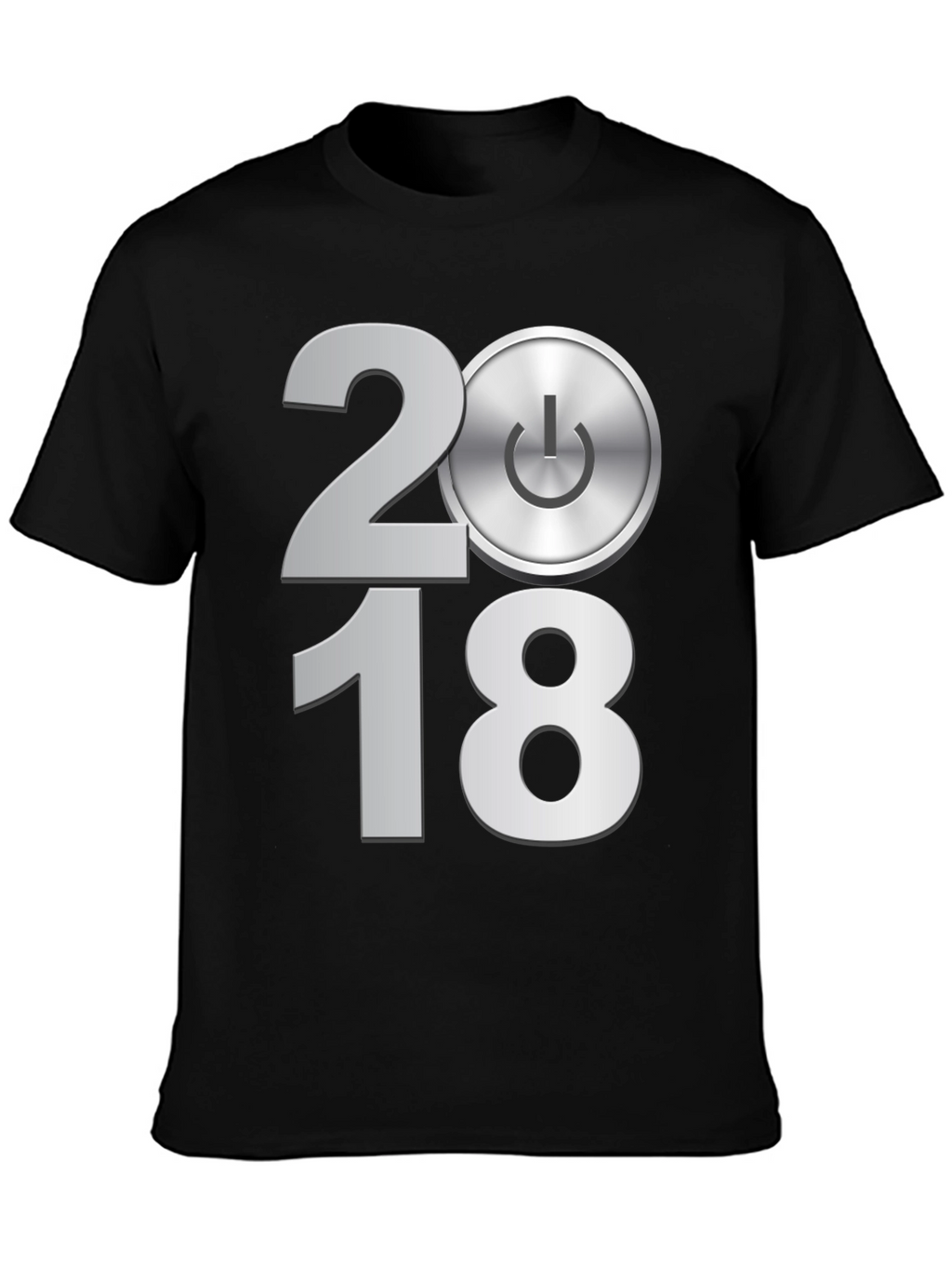 2018 Power Button Graphic Tee