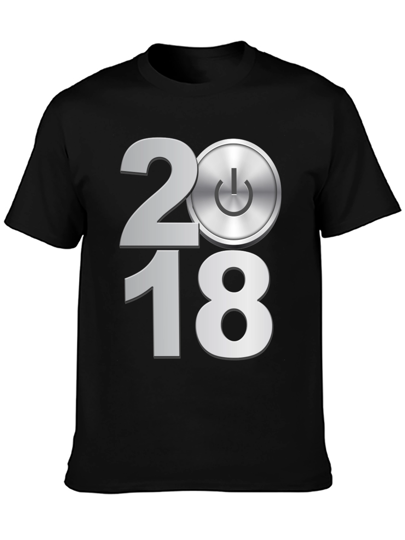 2018 Power Button Graphic Tee