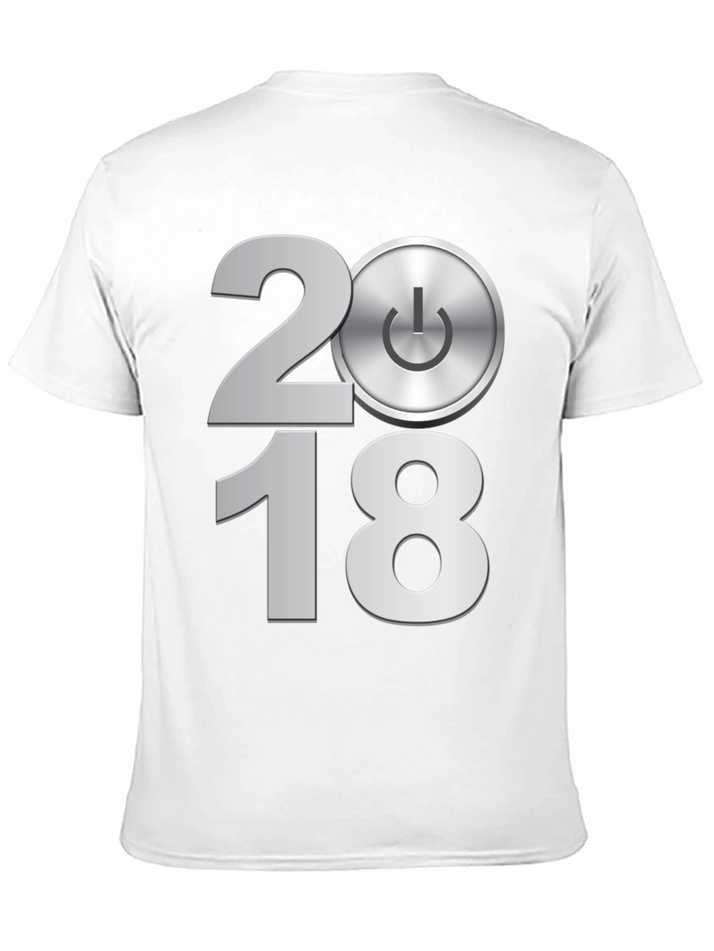 2018 Power Button Graphic Tee