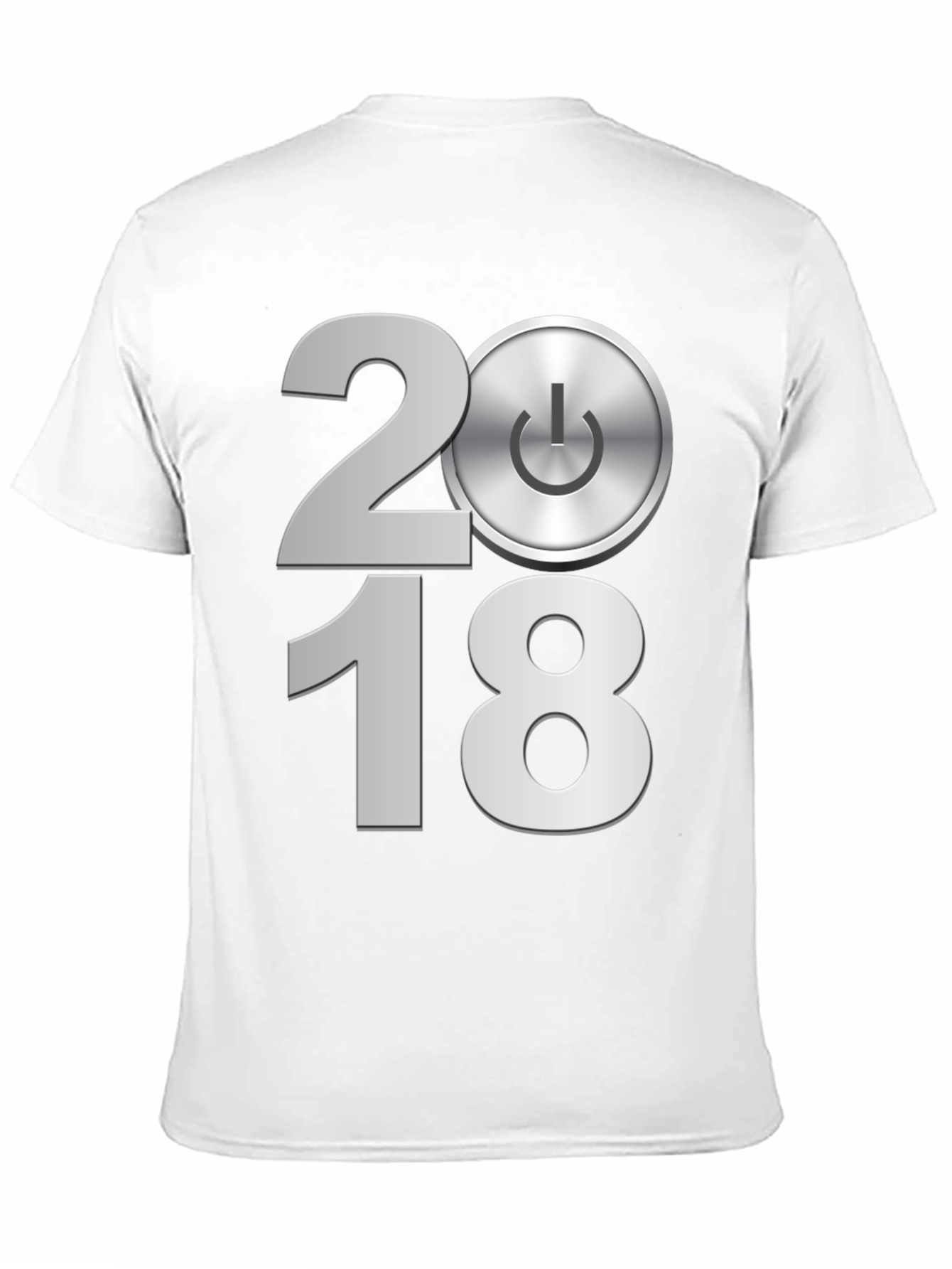 2018 Power Button Graphic Tee