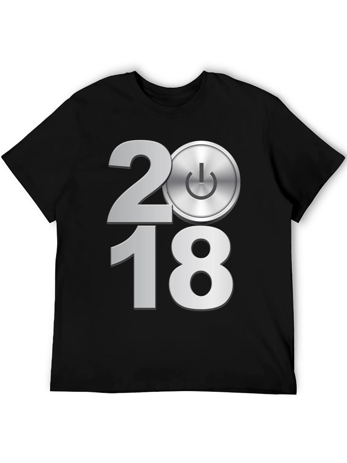 2018 Power Button Graphic Tee
