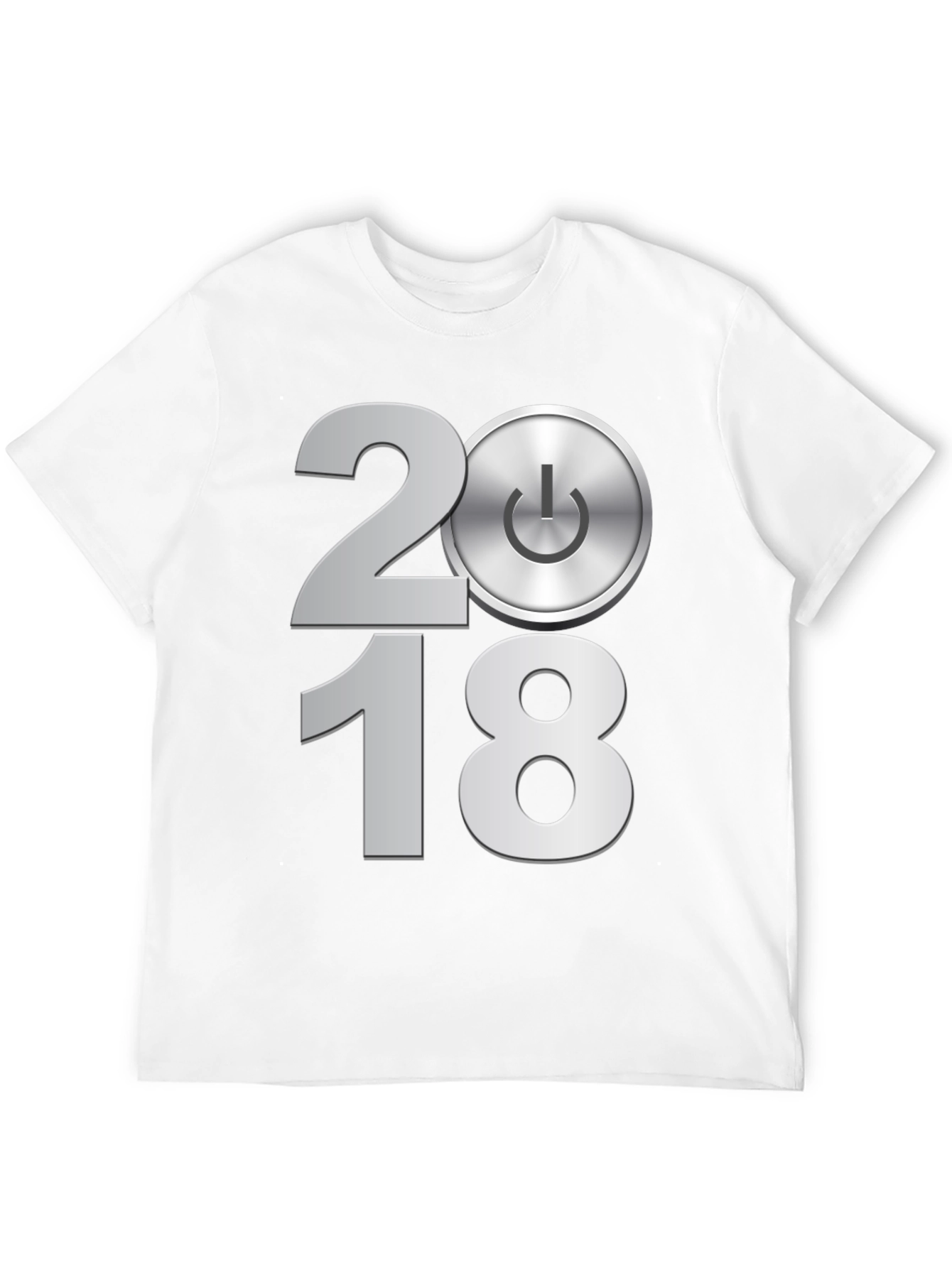 2018 Power Button Graphic Tee