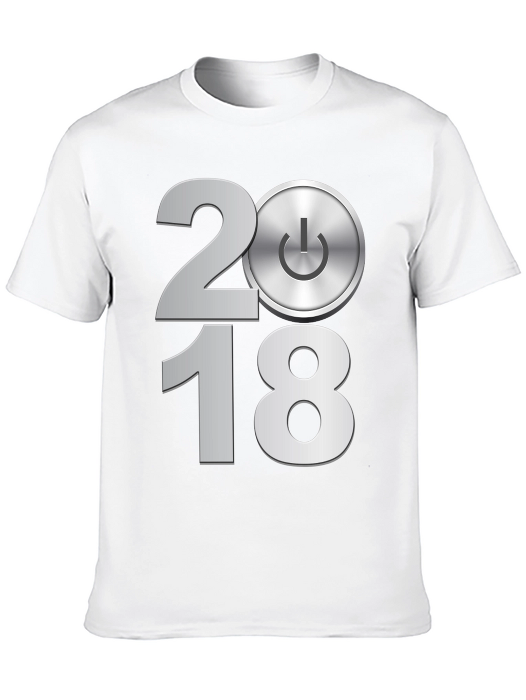 2018 Power Button Graphic Tee