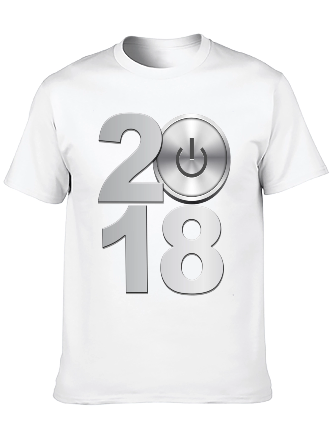 2018 Power Button Graphic Tee