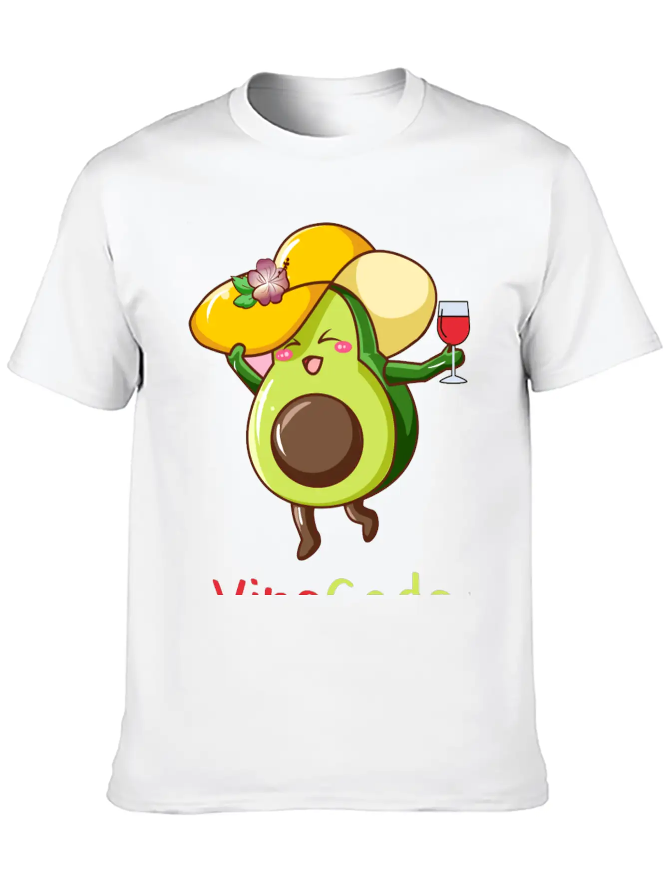 Avocato Avocado Cat Vegan Vegetarian Modern Fit Casual T-Shirt – Clean And Versatile Design