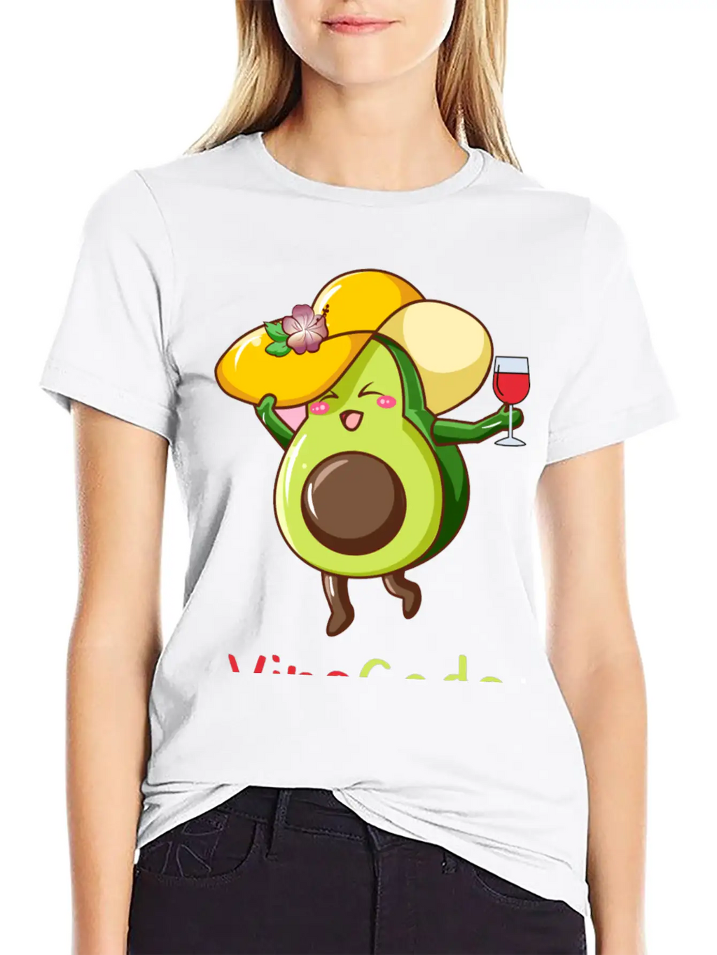 Avocato Avocado Cat Vegan Vegetarian Modern Fit Casual T-Shirt – Clean And Versatile Design