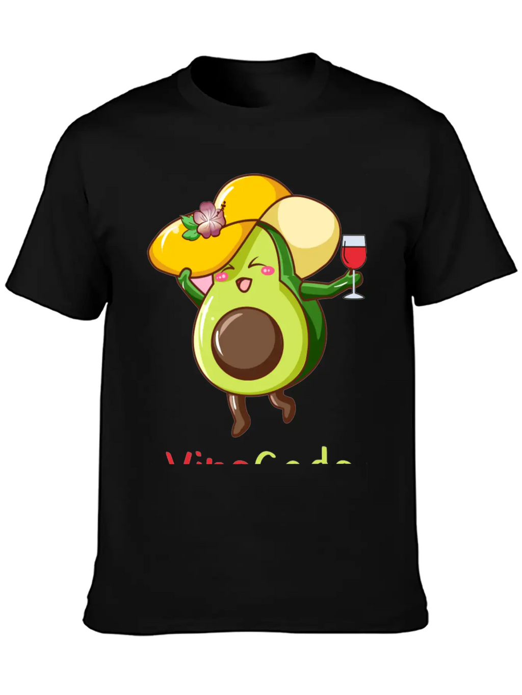 Avocato Avocado Cat Vegan Vegetarian Modern Fit Casual T-Shirt – Clean And Versatile Design