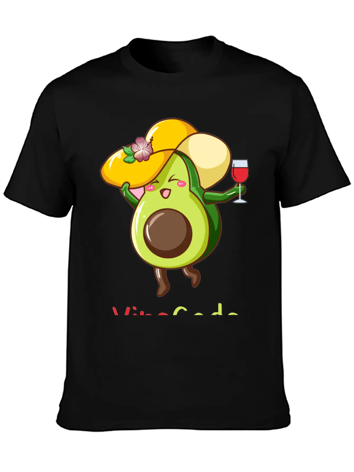 Avocato Avocado Cat Vegan Vegetarian Modern Fit Casual T-Shirt – Clean And Versatile Design