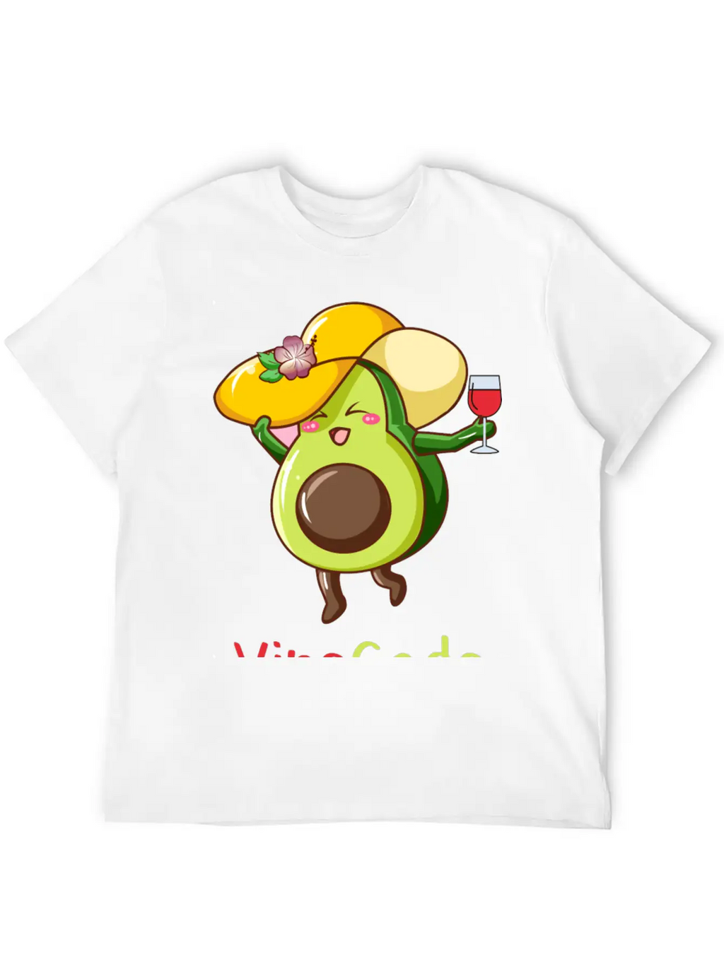 Avocato Avocado Cat Vegan Vegetarian Modern Fit Casual T-Shirt – Clean And Versatile Design
