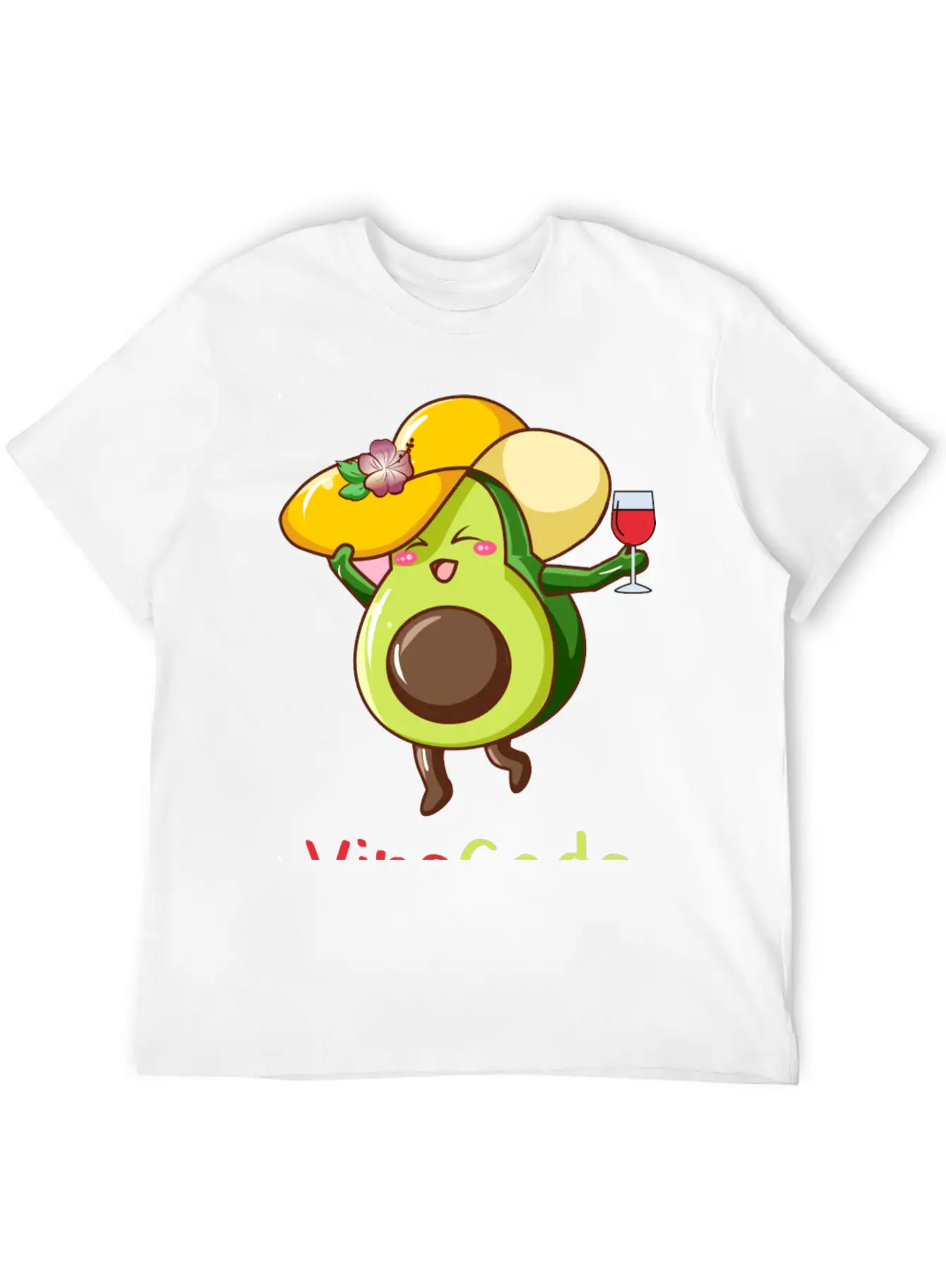 Avocato Avocado Cat Vegan Vegetarian Modern Fit Casual T-Shirt – Clean And Versatile Design