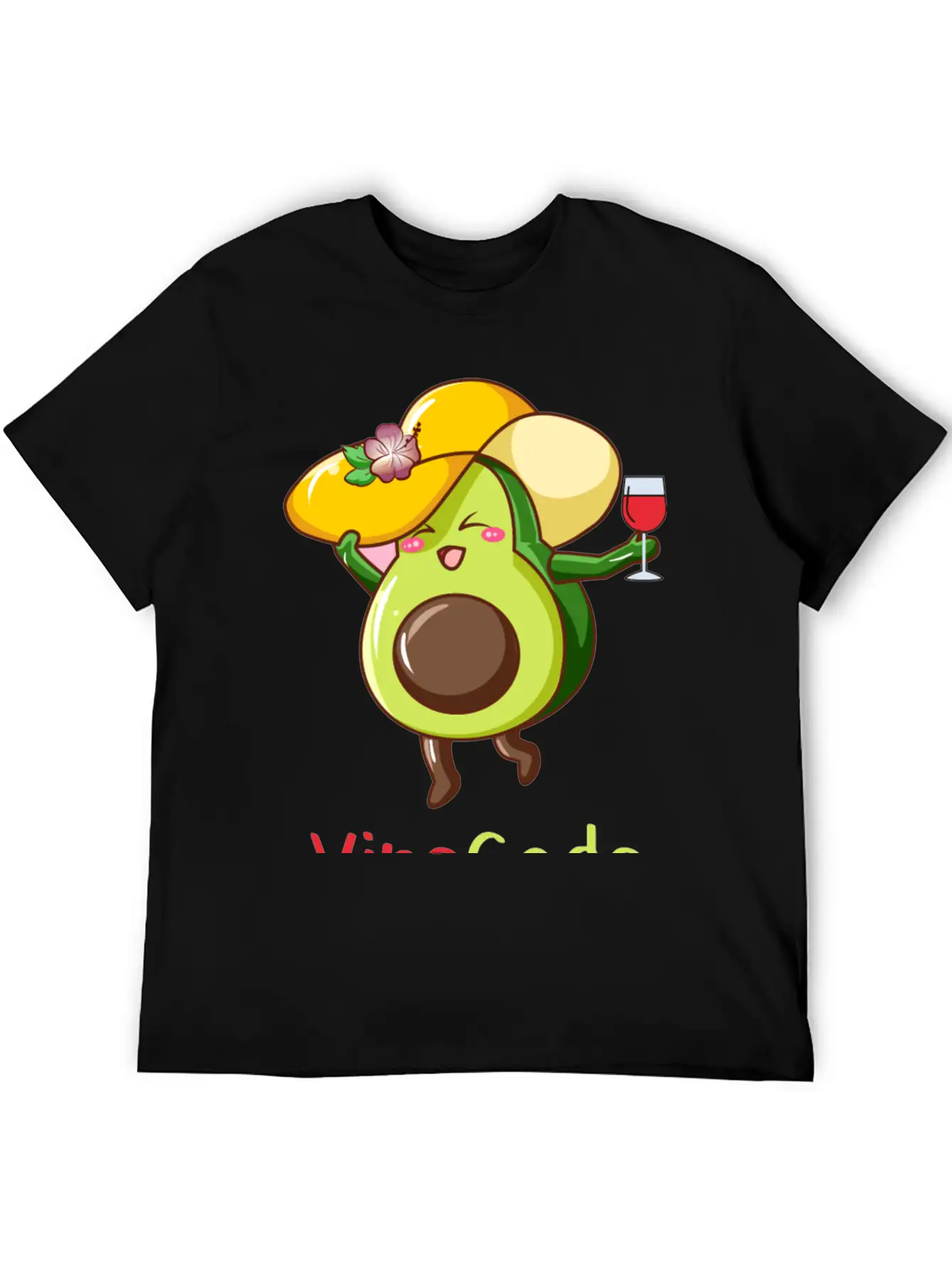 Avocato Avocado Cat Vegan Vegetarian Modern Fit Casual T-Shirt – Clean And Versatile Design