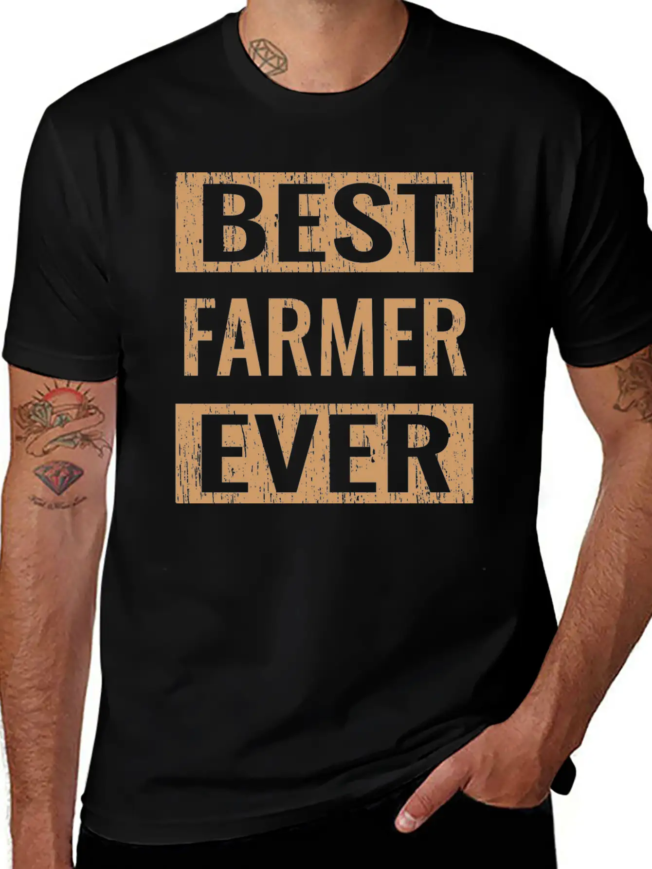 "Best Farmer Ever" Gardening Shirt For Gardeners Essential Unisex Summer Tee – Soft Cotton Casual Fit