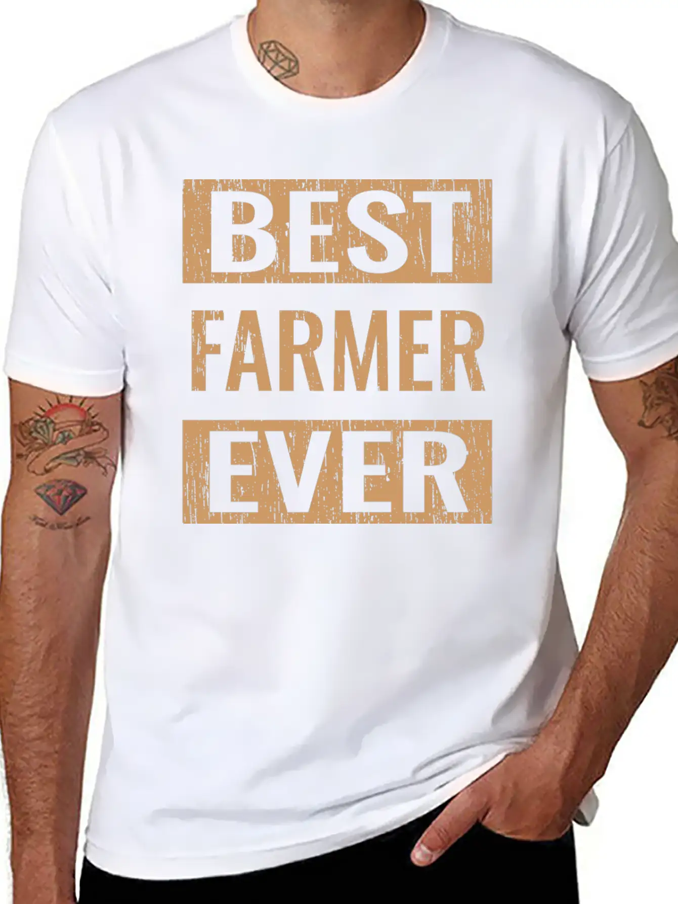 "Best Farmer Ever" Gardening Shirt For Gardeners Essential Unisex Summer Tee – Soft Cotton Casual Fit