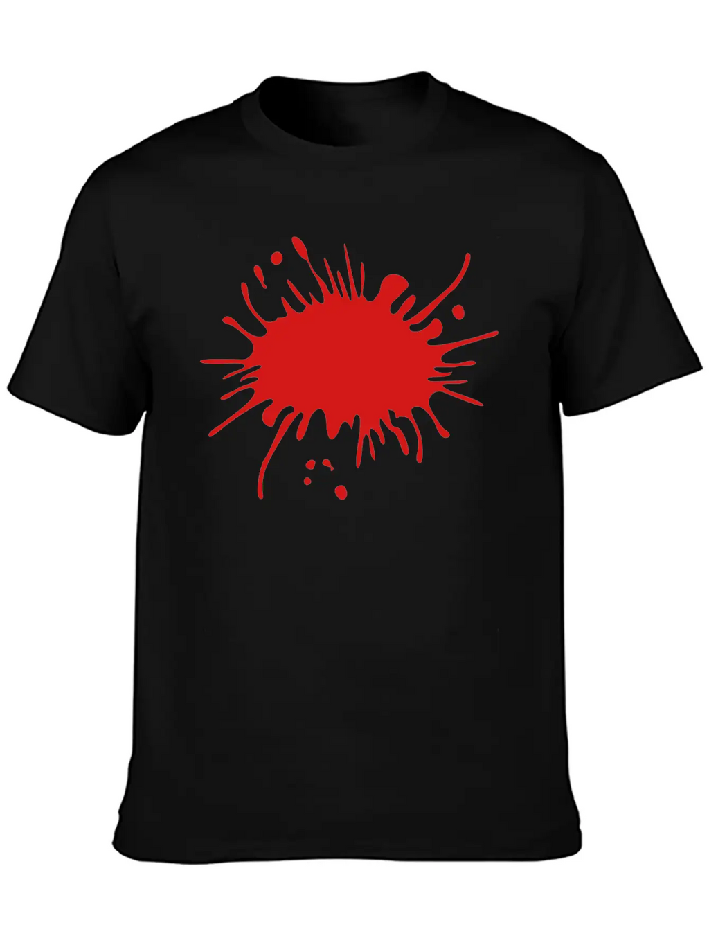 Blood Splatter Timeless Short Sleeve Tee – Comfy And Minimalist Design