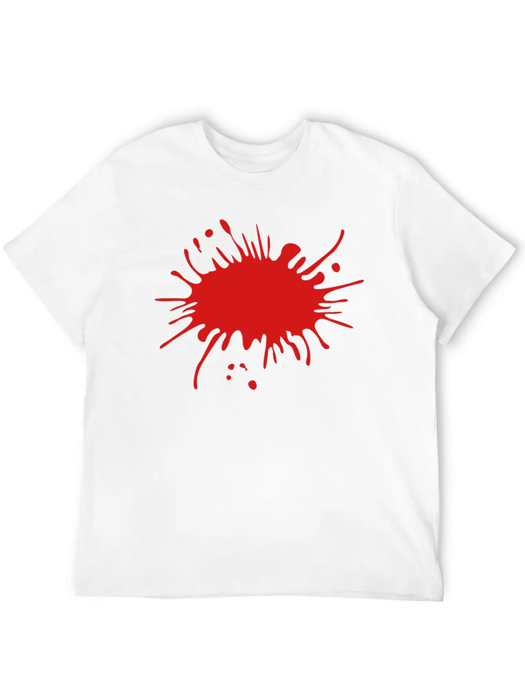 Blood Splatter Timeless Short Sleeve Tee – Comfy And Minimalist Design