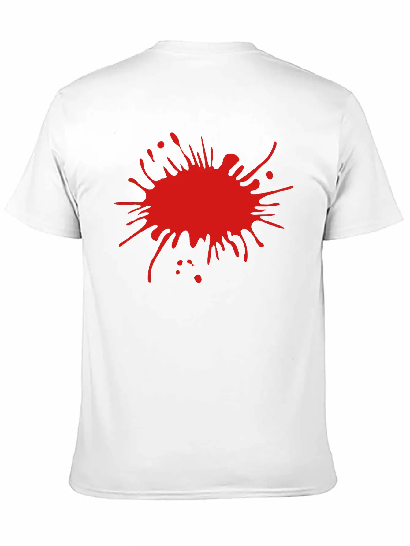Blood Splatter Timeless Short Sleeve Tee – Comfy And Minimalist Design