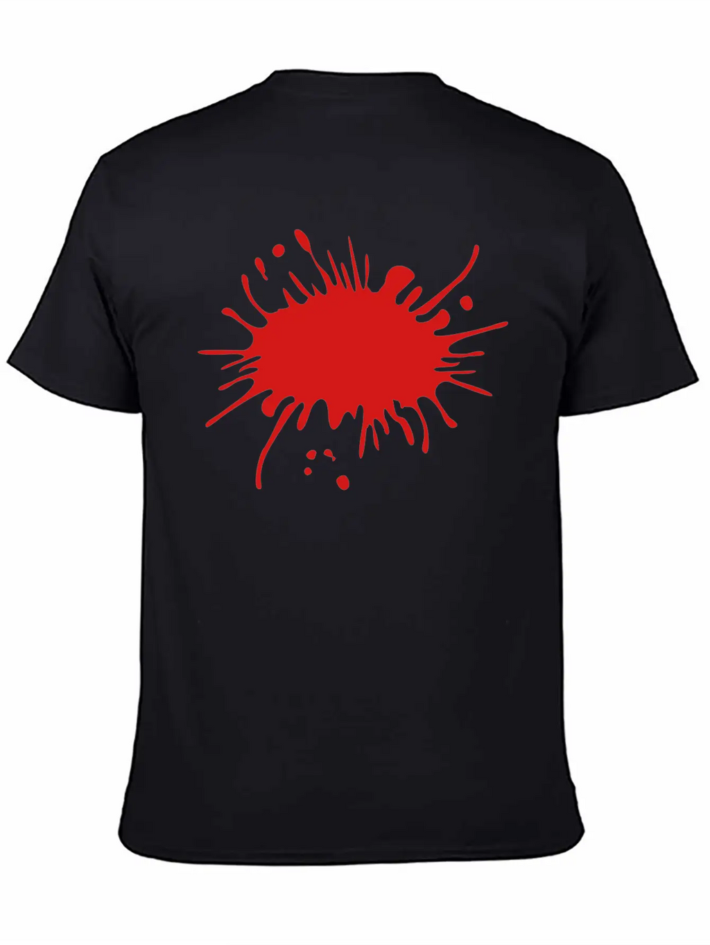 Blood Splatter Timeless Short Sleeve Tee – Comfy And Minimalist Design