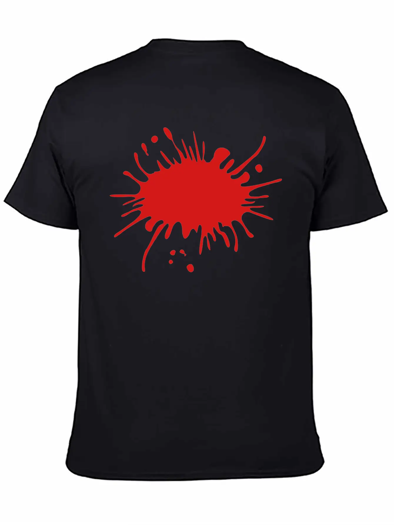 Blood Splatter Timeless Short Sleeve Tee – Comfy And Minimalist Design