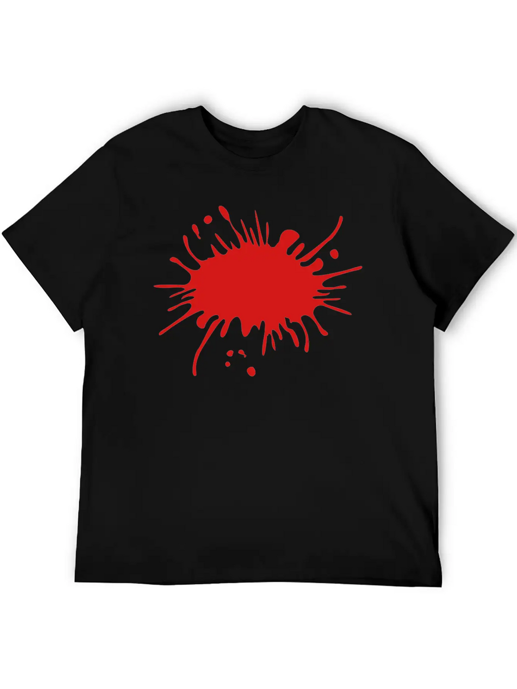 Blood Splatter Timeless Short Sleeve Tee – Comfy And Minimalist Design
