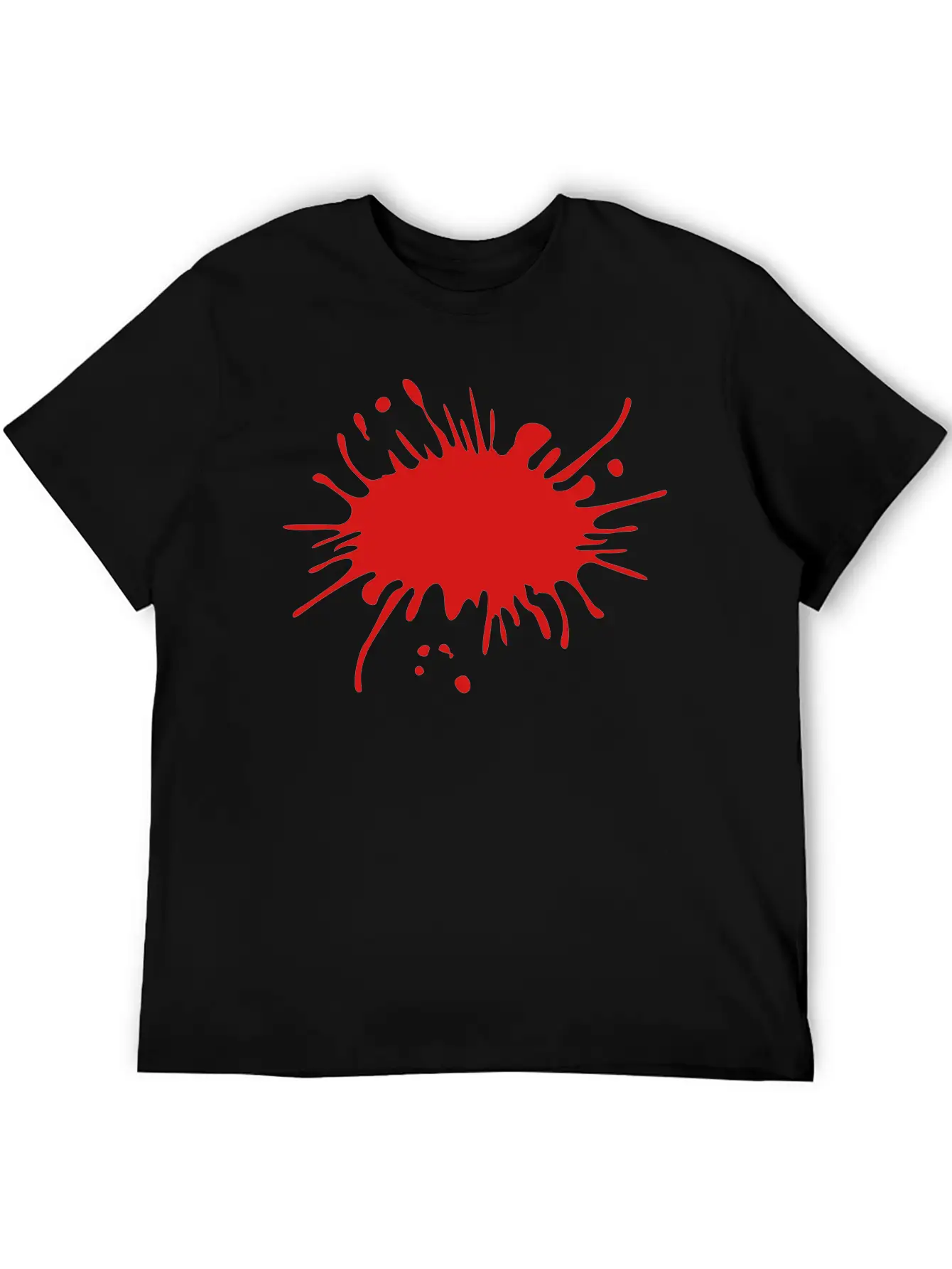 Blood Splatter Timeless Short Sleeve Tee – Comfy And Minimalist Design