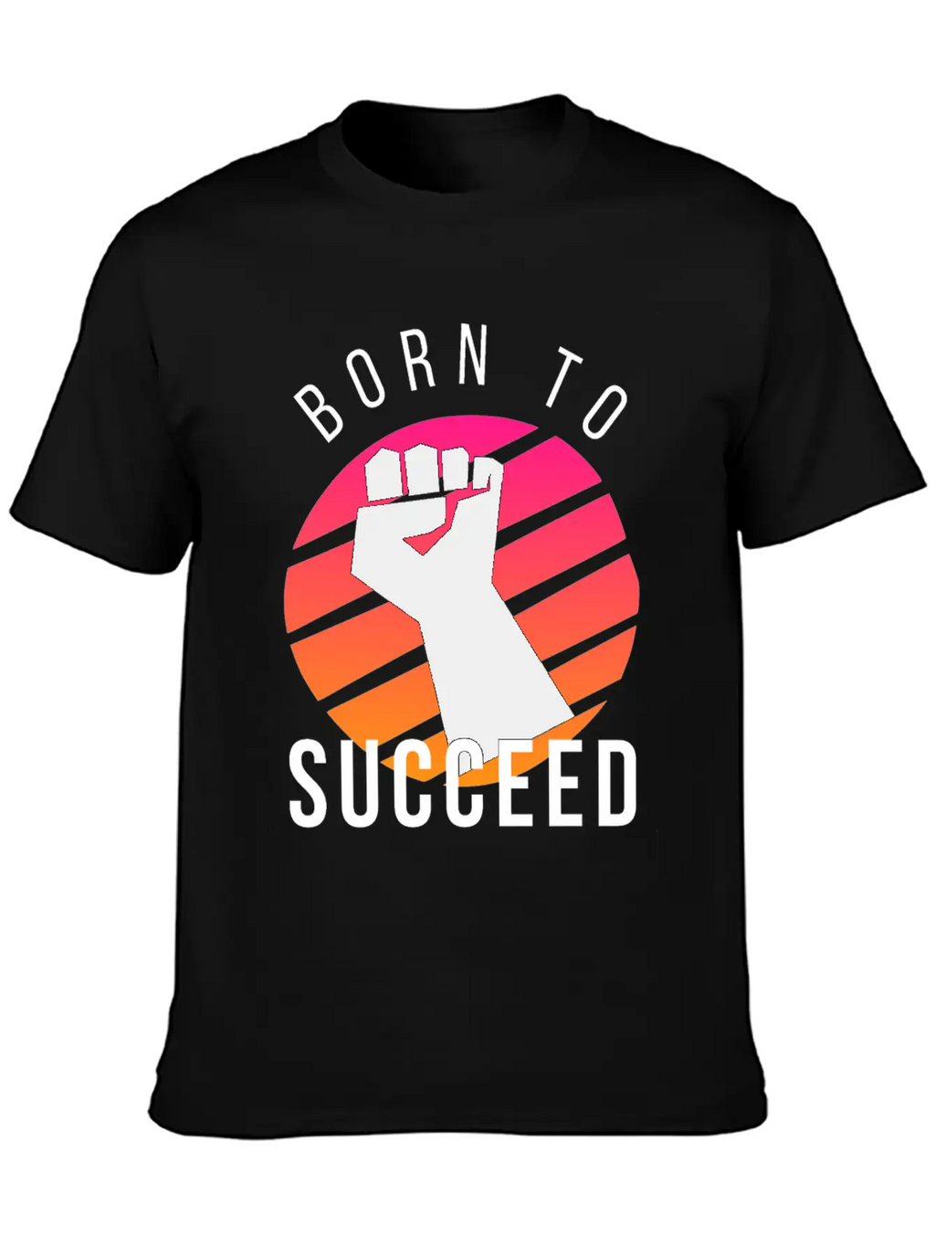 Born To Succeed Relaxed Everyday Tee – Lightweight And Durable Cotton
