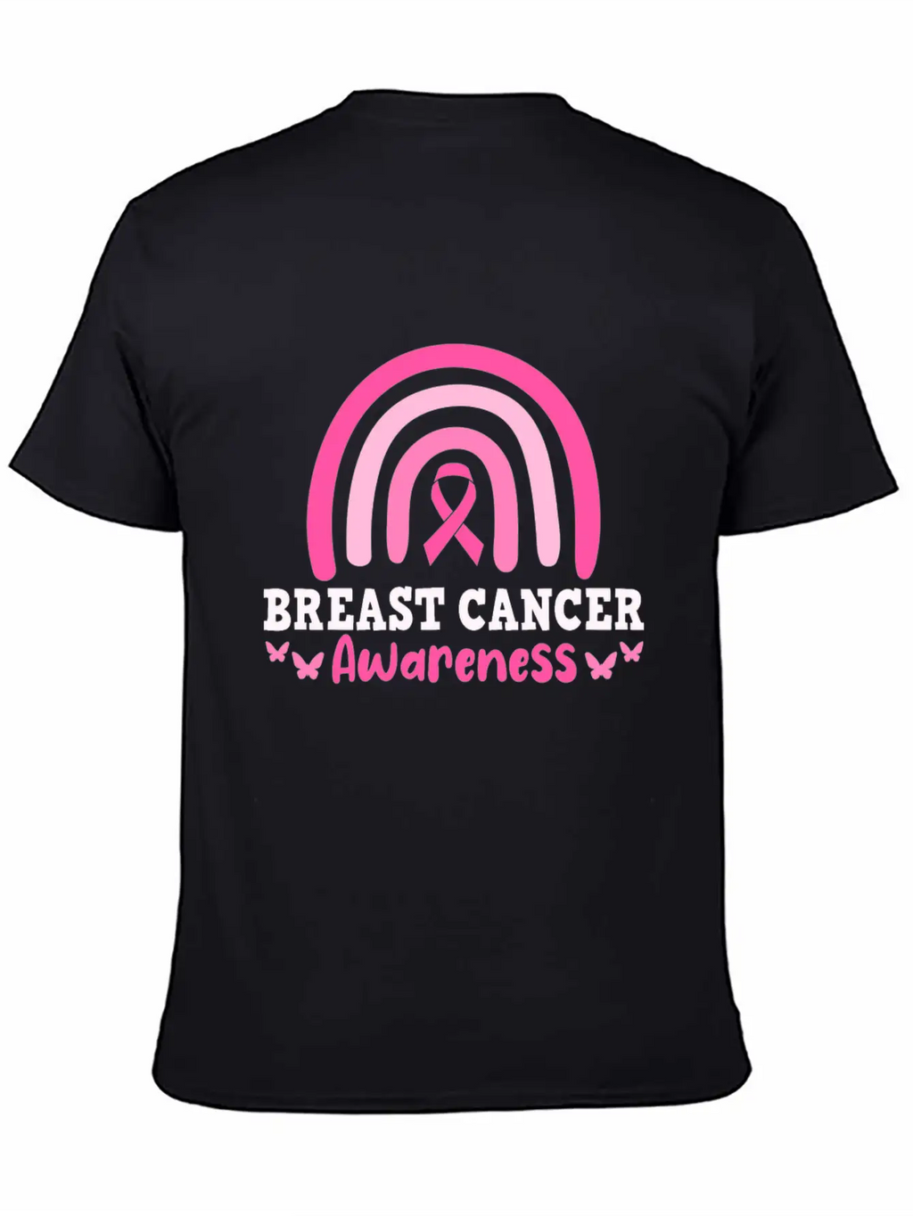 Breast Cancer Awareness Modern Fit Casual T-Shirt – Clean And Versatile Design