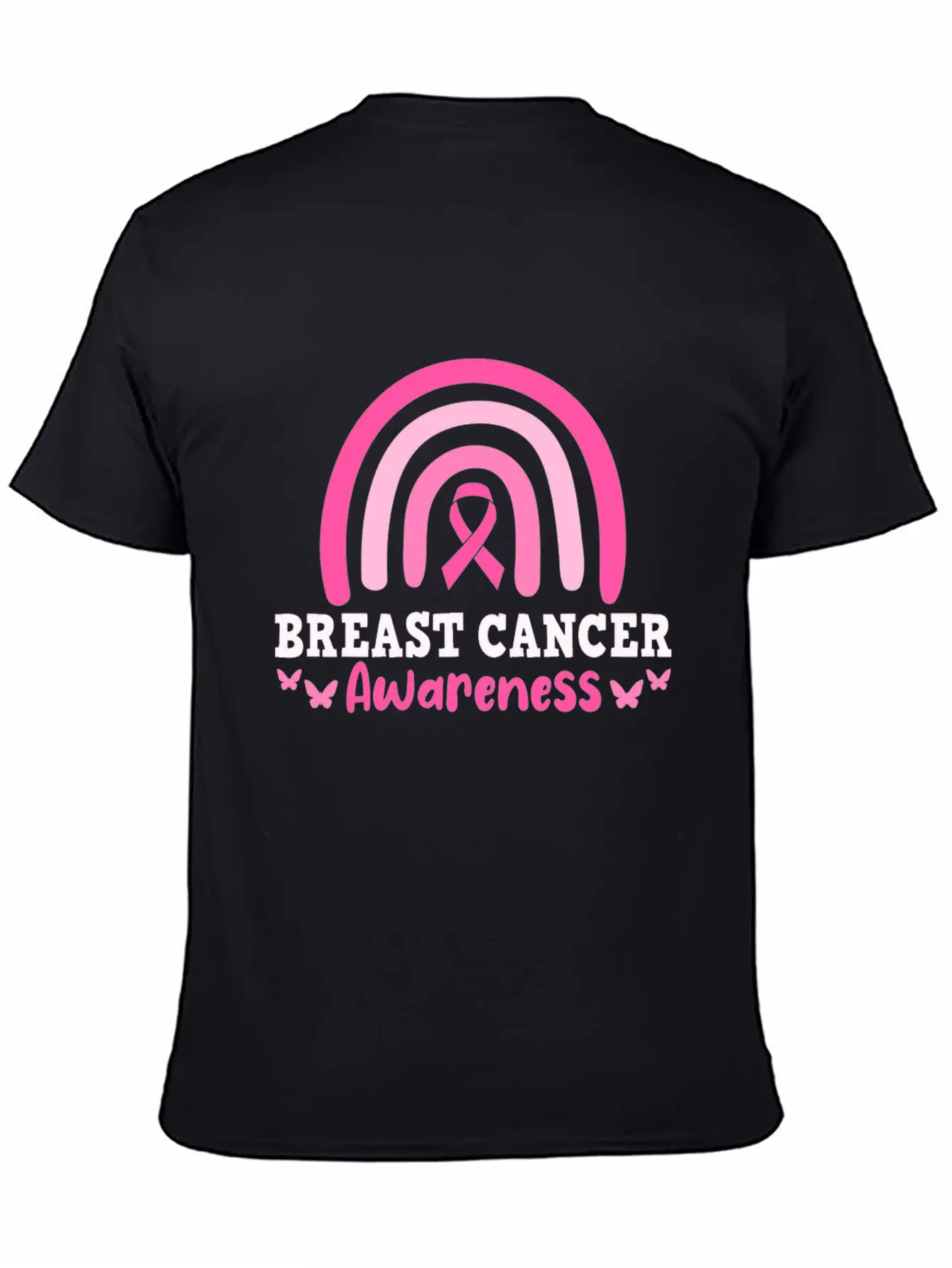 Breast Cancer Awareness Modern Fit Casual T-Shirt – Clean And Versatile Design