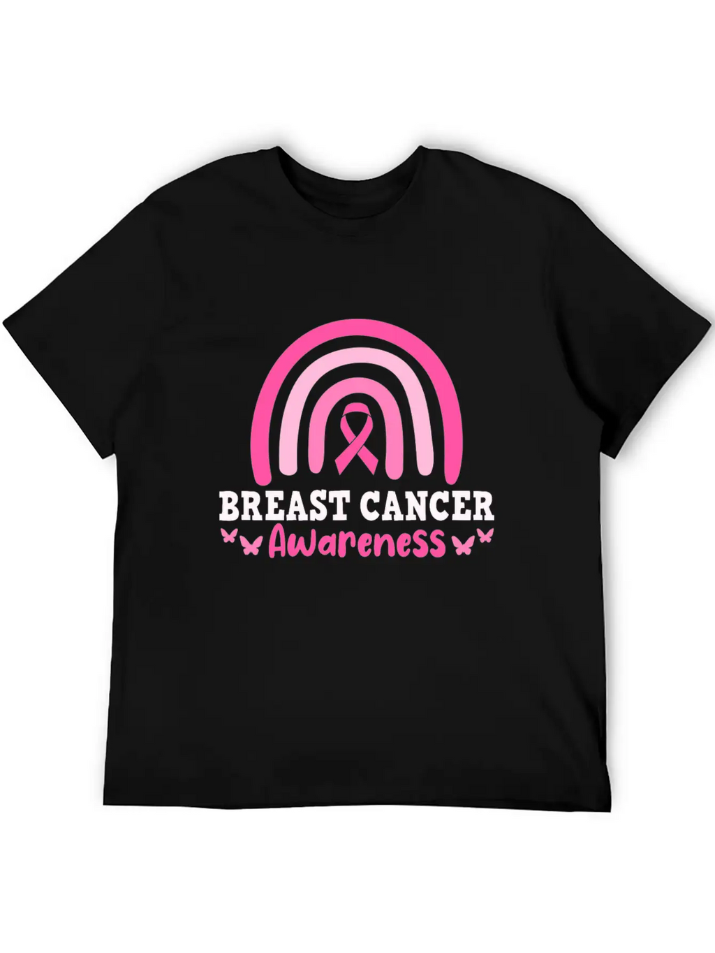 Breast Cancer Awareness Modern Fit Casual T-Shirt – Clean And Versatile Design
