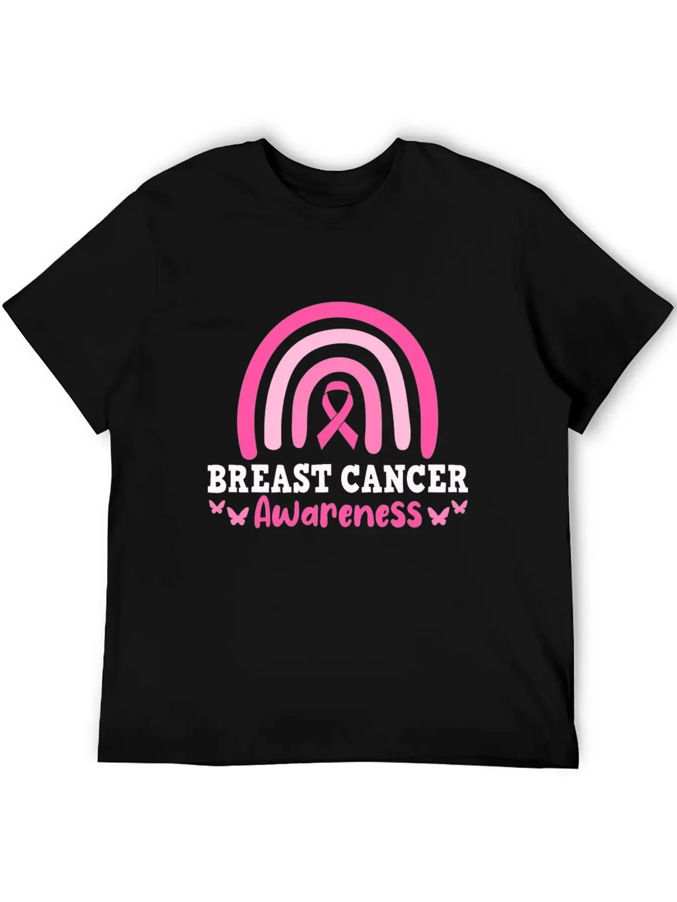 Breast Cancer Awareness Modern Fit Casual T-Shirt – Clean And Versatile Design