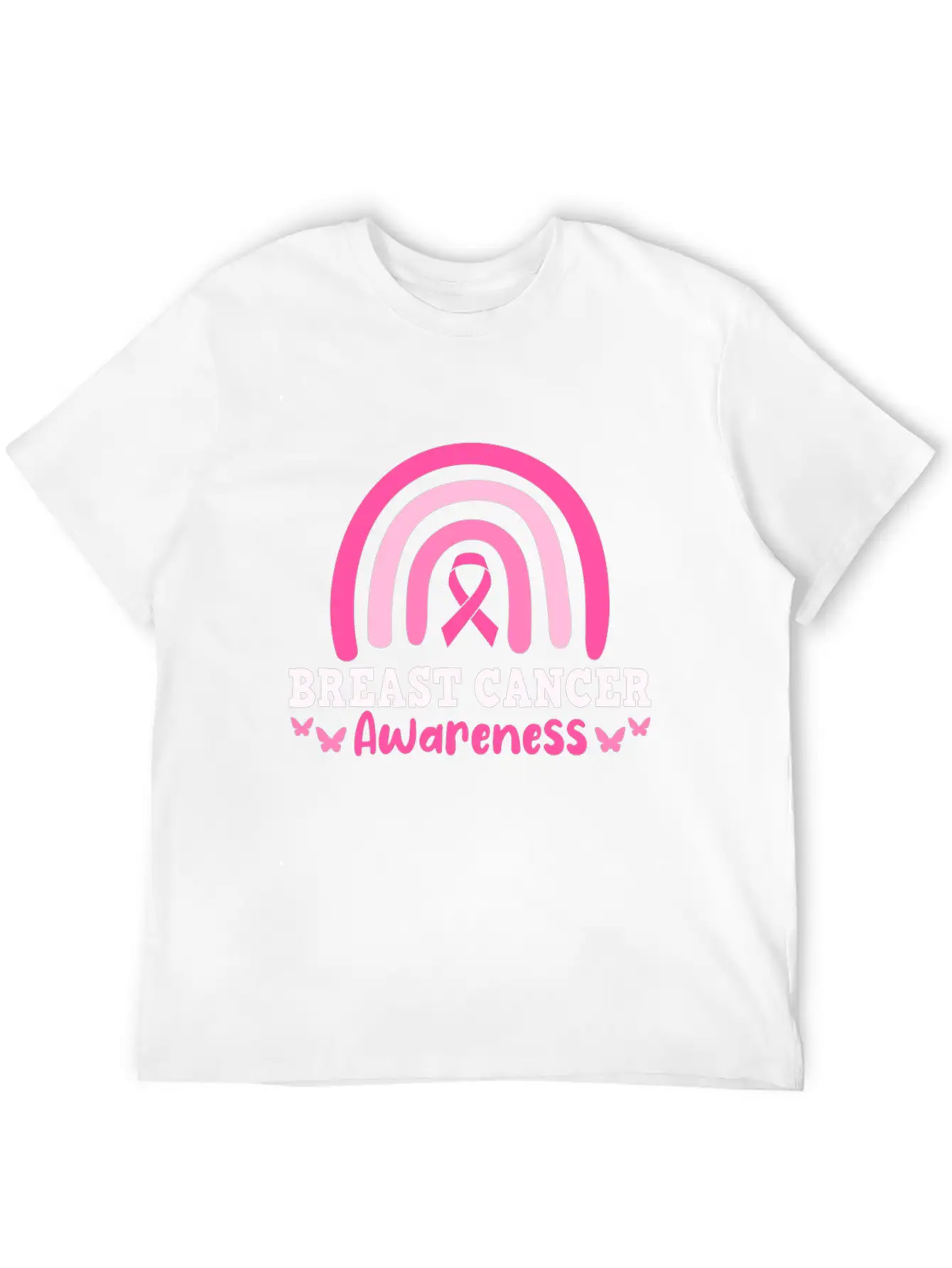 Breast Cancer Awareness Modern Fit Casual T-Shirt – Clean And Versatile Design