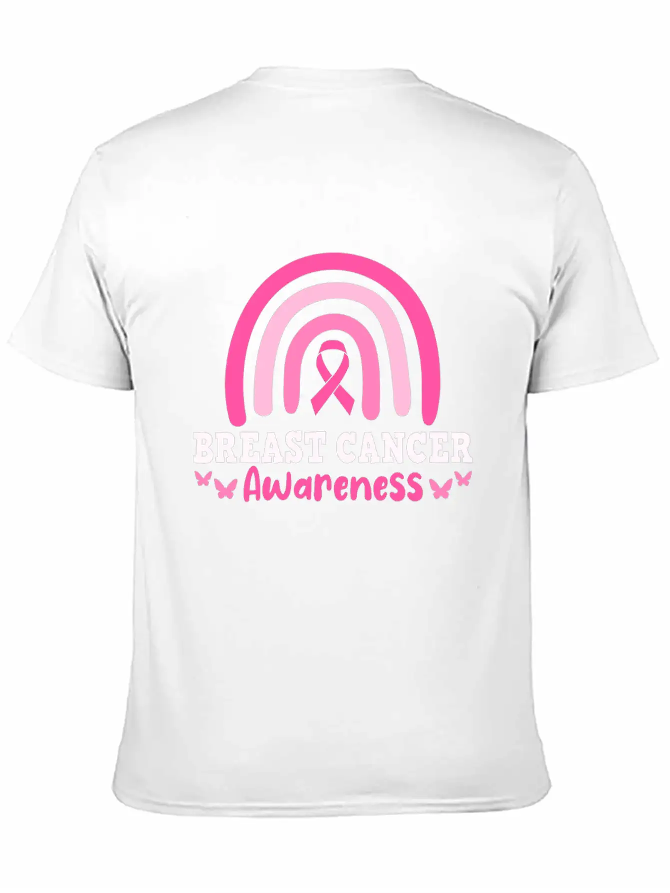 Breast Cancer Awareness Modern Fit Casual T-Shirt – Clean And Versatile Design