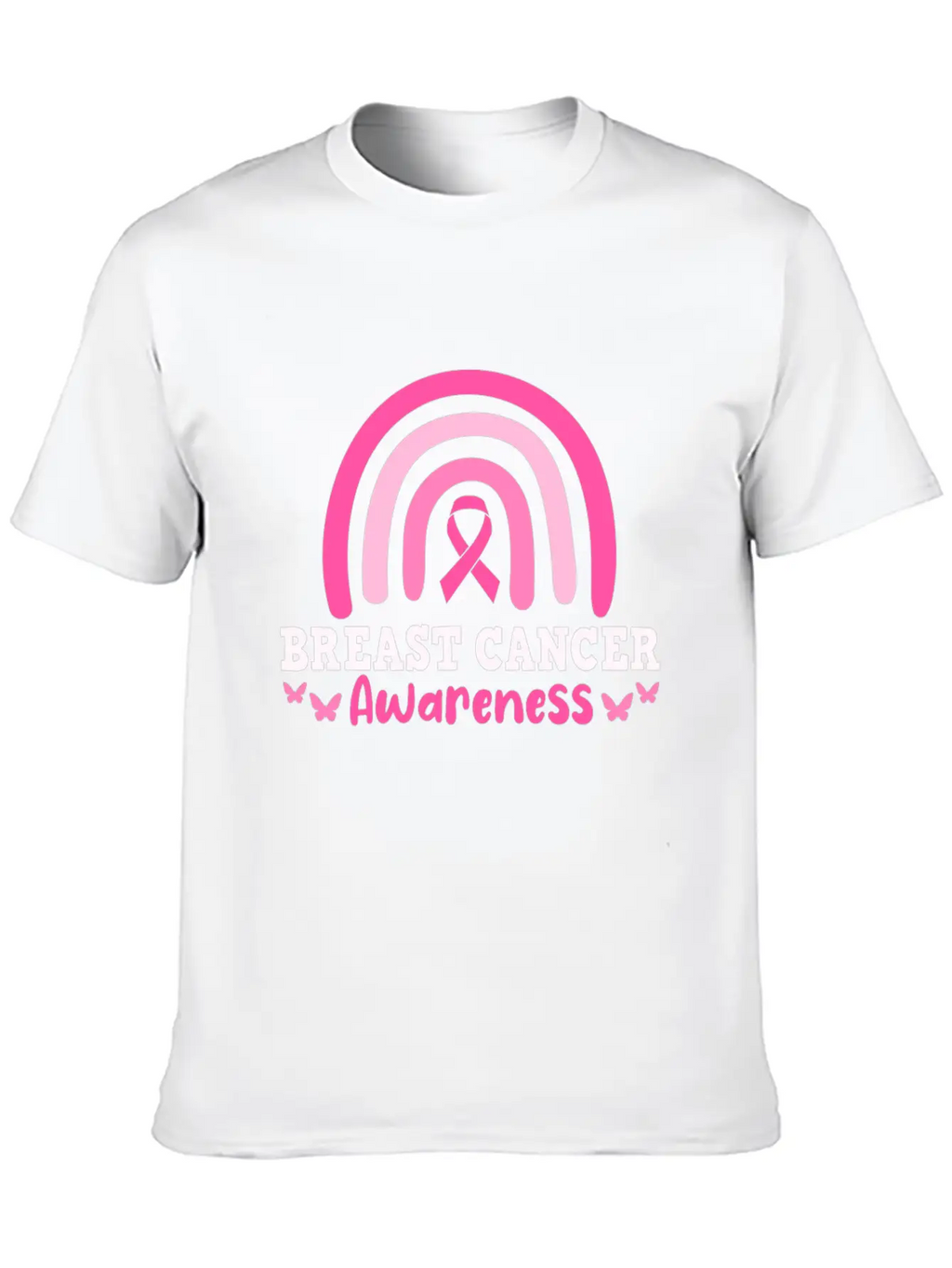 Breast Cancer Awareness Modern Fit Casual T-Shirt – Clean And Versatile Design