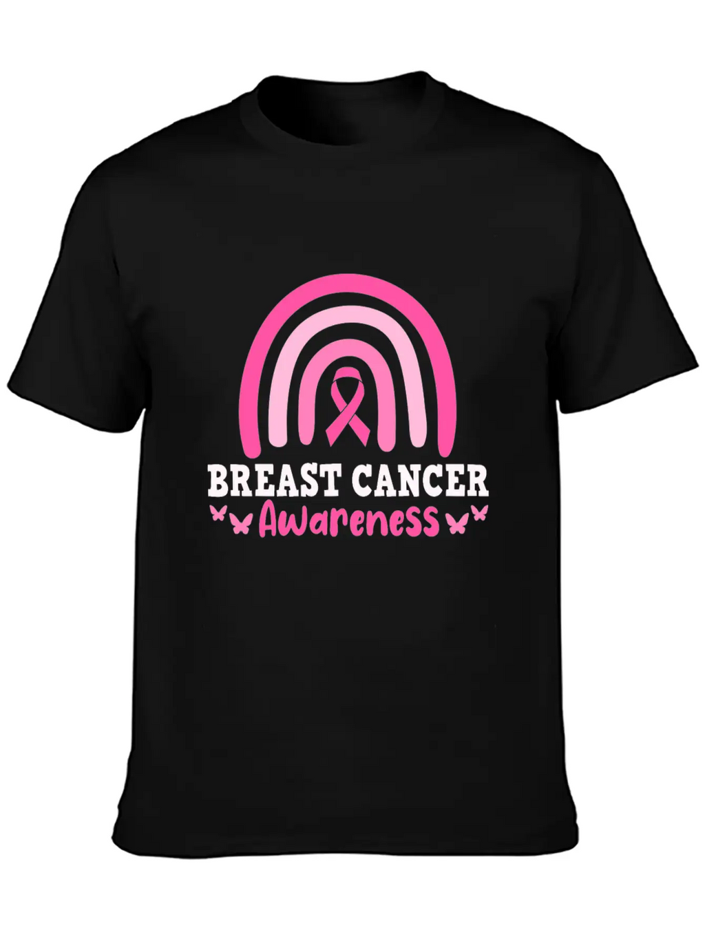 Breast Cancer Awareness Modern Fit Casual T-Shirt – Clean And Versatile Design