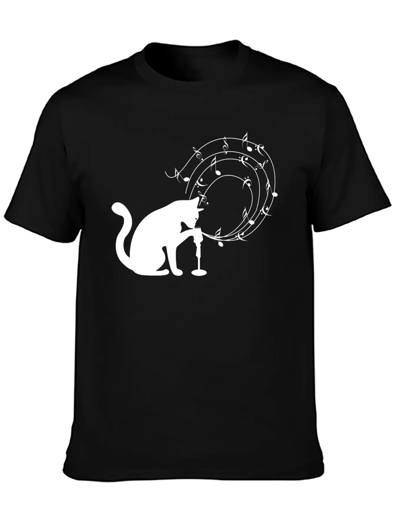 Cat Music Modern Fit Casual T-Shirt – Clean And Versatile Design