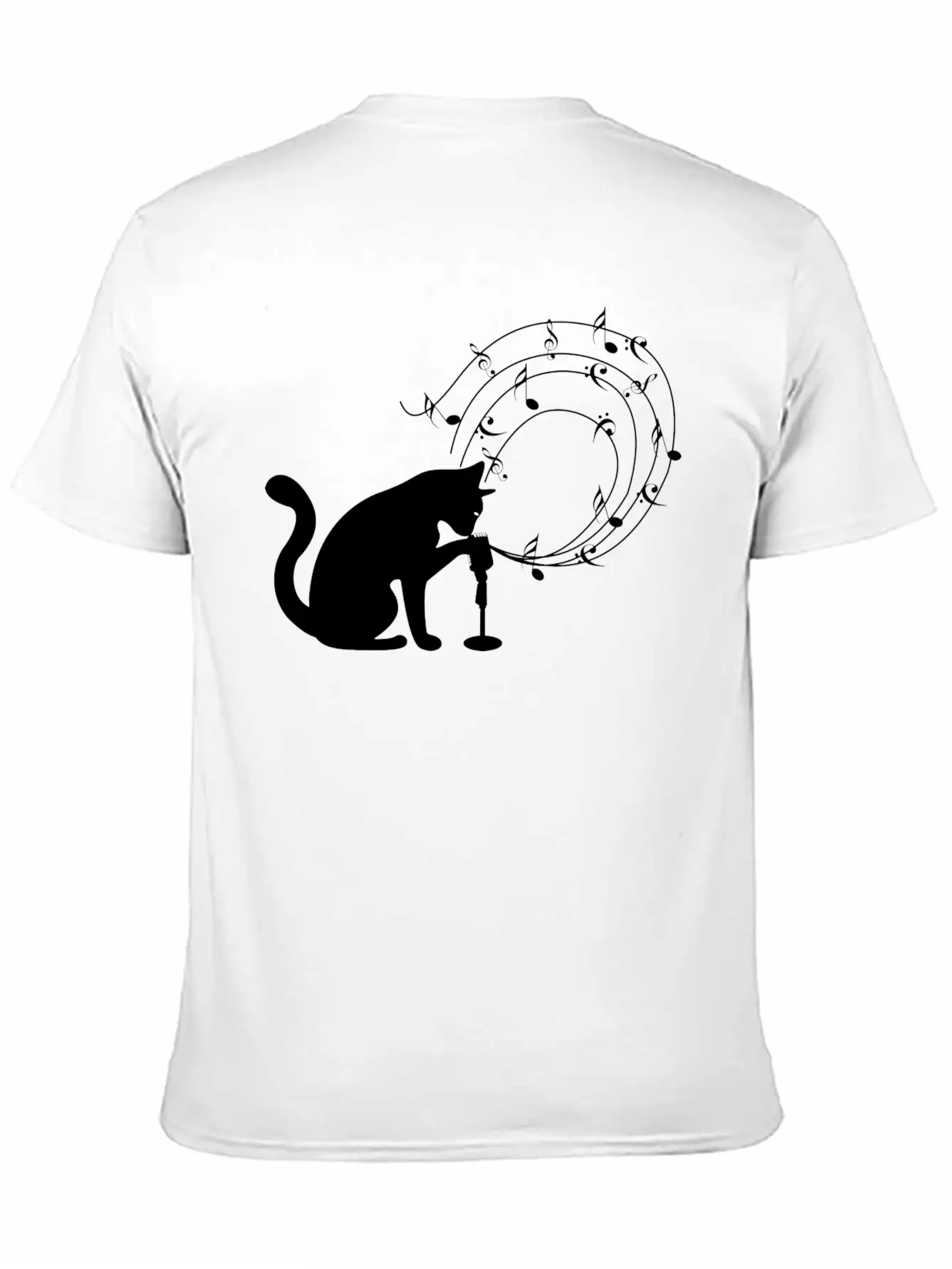 Cat Music Modern Fit Casual T-Shirt – Clean And Versatile Design