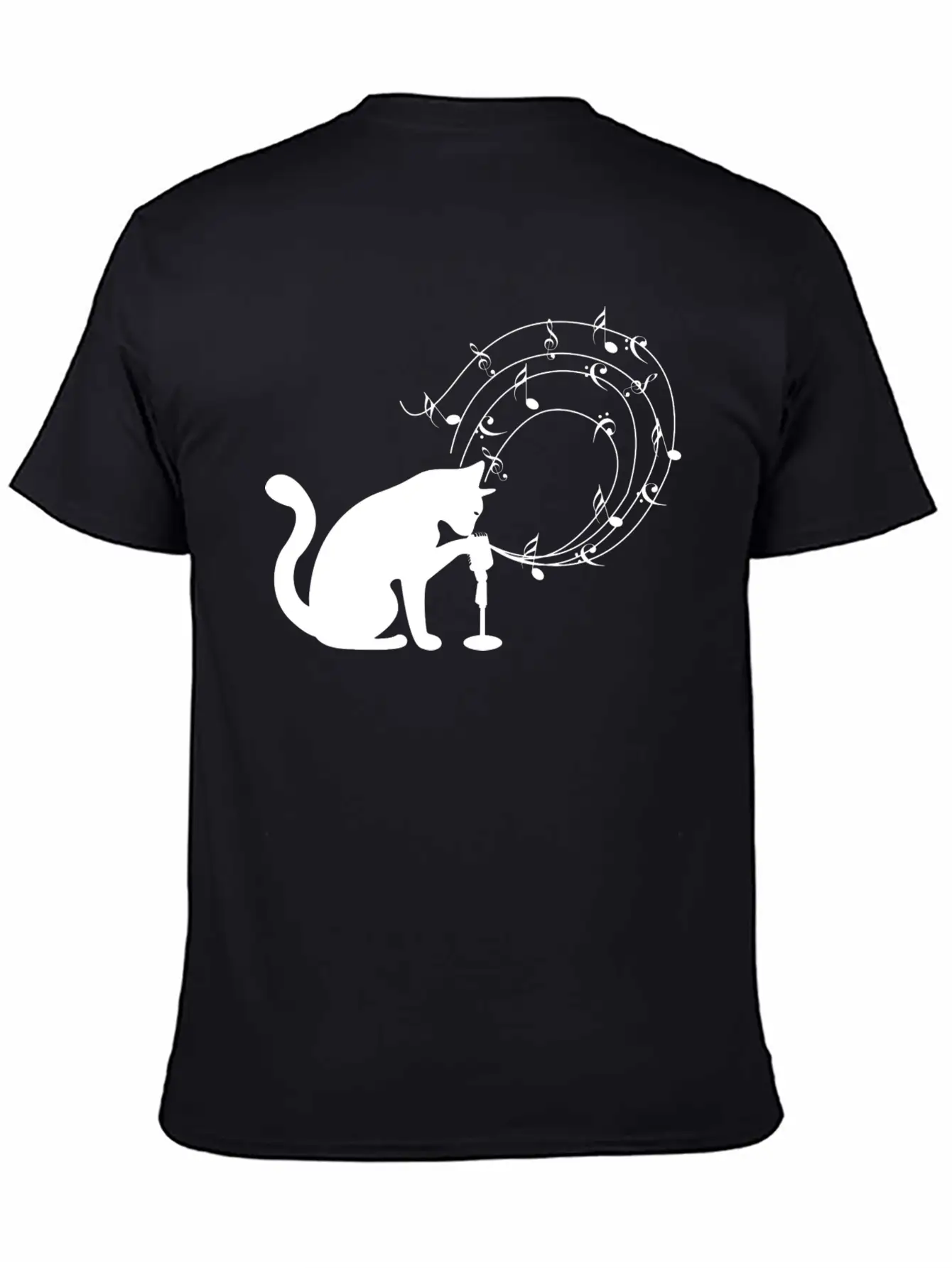 Cat Music Modern Fit Casual T-Shirt – Clean And Versatile Design