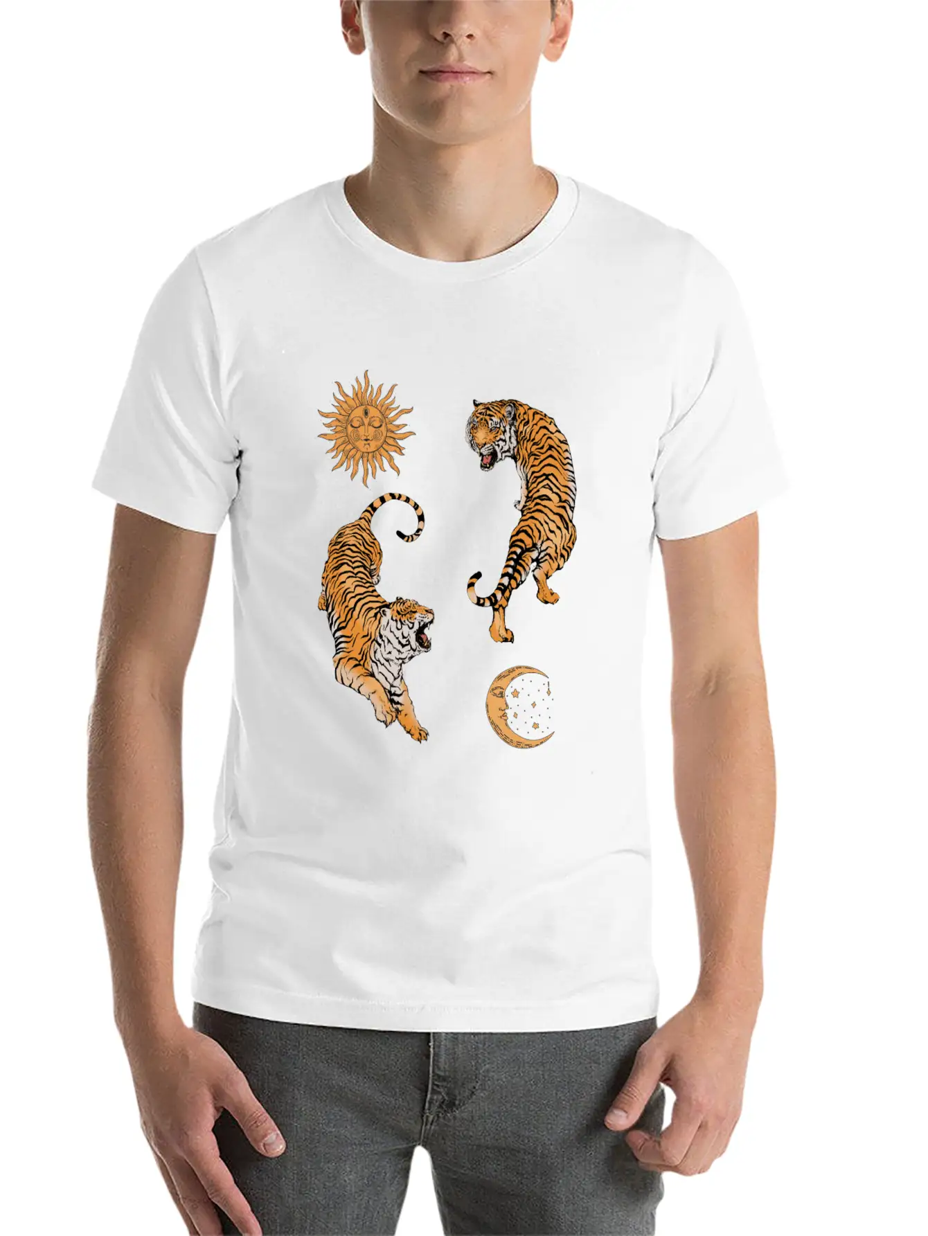 Chinese New Year Of Tiger 2022 Japanese Aesthetic Timeless Short Sleeve Tee – Comfy And Minimalist Design