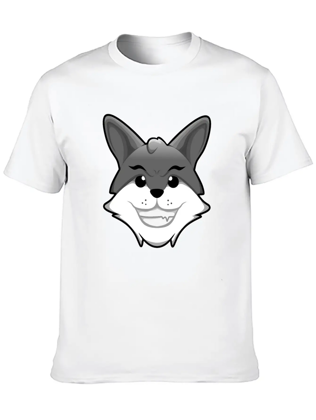 CUTE WOLF Modern Fit Casual T-Shirt – Clean And Versatile Design