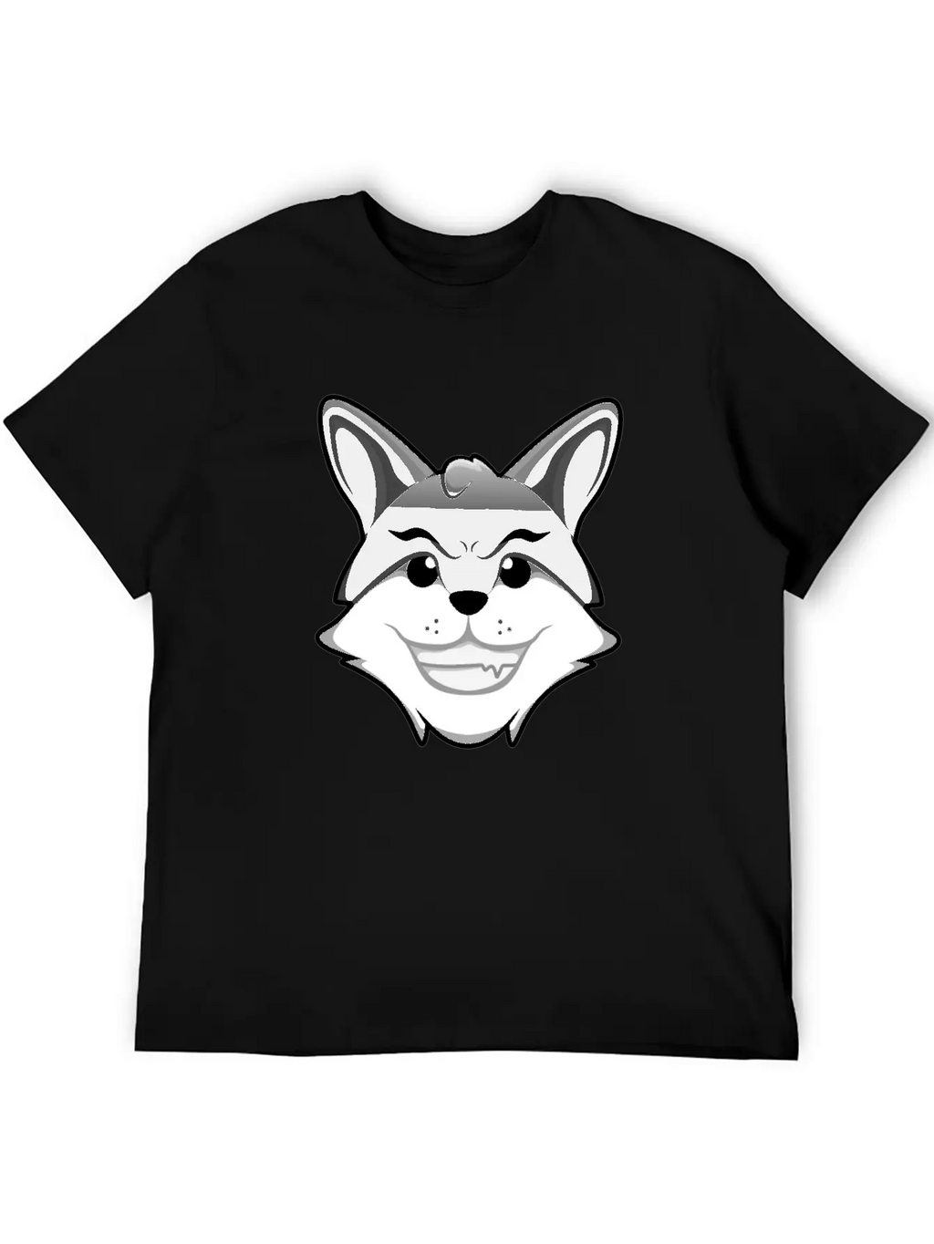 CUTE WOLF Modern Fit Casual T-Shirt – Clean And Versatile Design