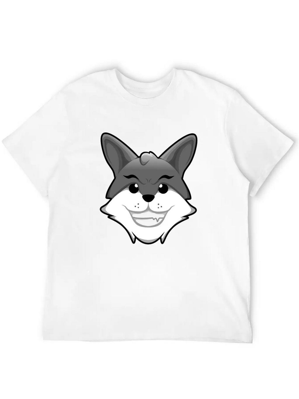 CUTE WOLF Modern Fit Casual T-Shirt – Clean And Versatile Design