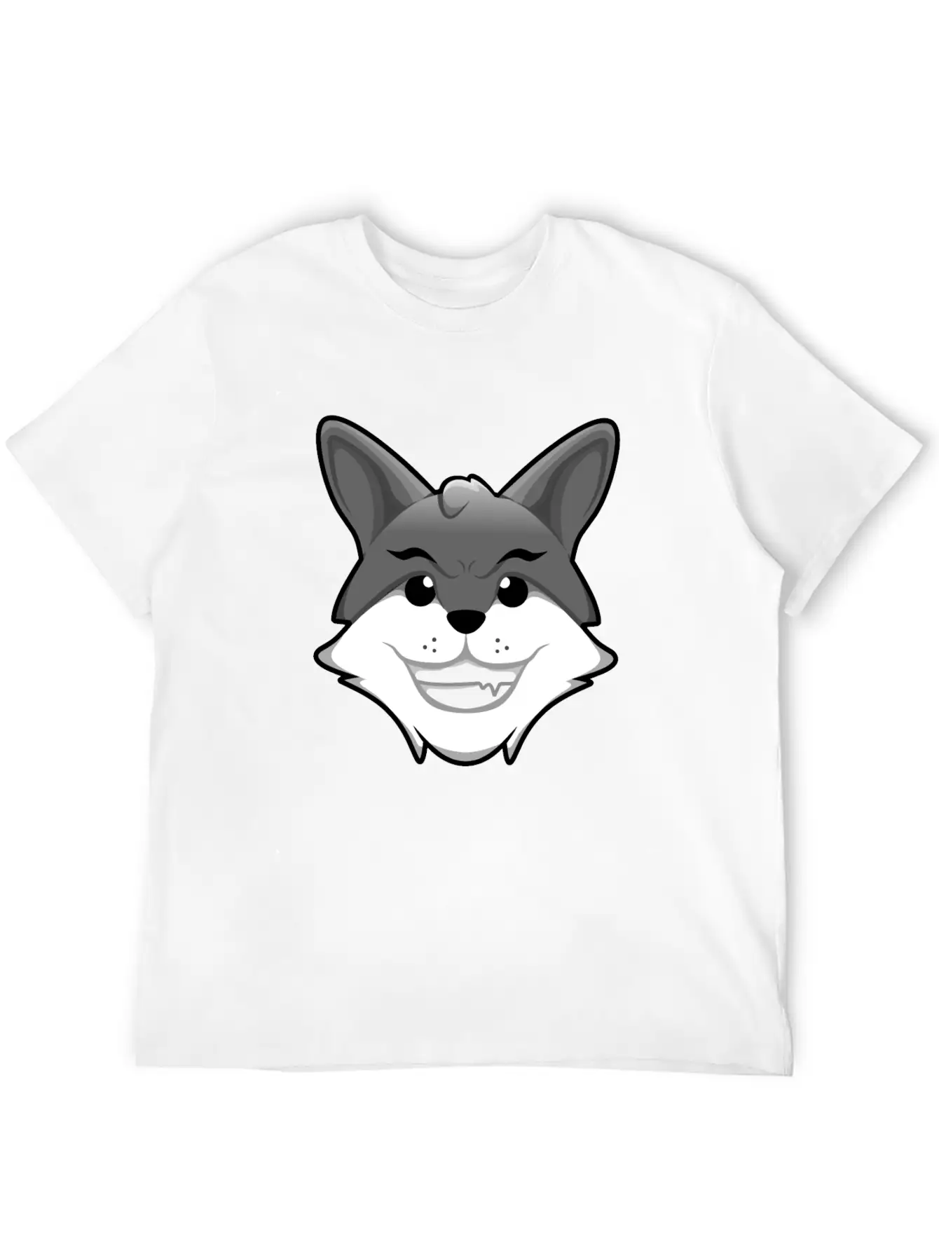 CUTE WOLF Modern Fit Casual T-Shirt – Clean And Versatile Design