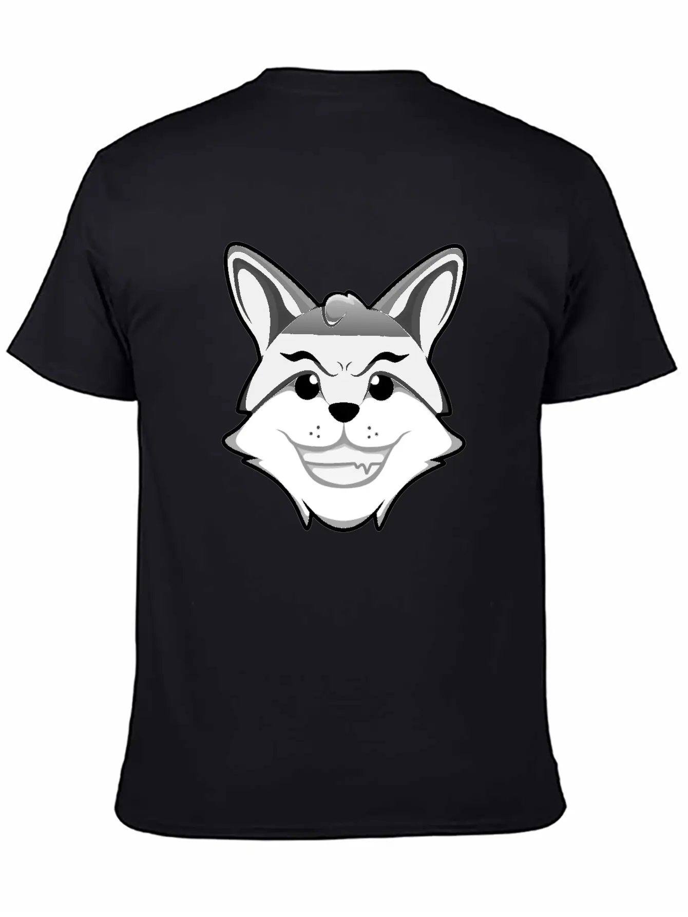 CUTE WOLF Modern Fit Casual T-Shirt – Clean And Versatile Design