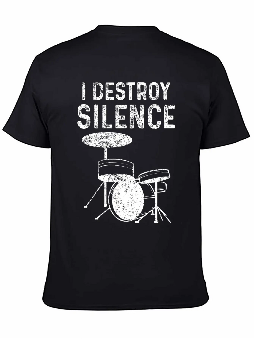 Drums Silence Destroy According To Drummer Timeless Short Sleeve Tee – Comfy And Minimalist Design