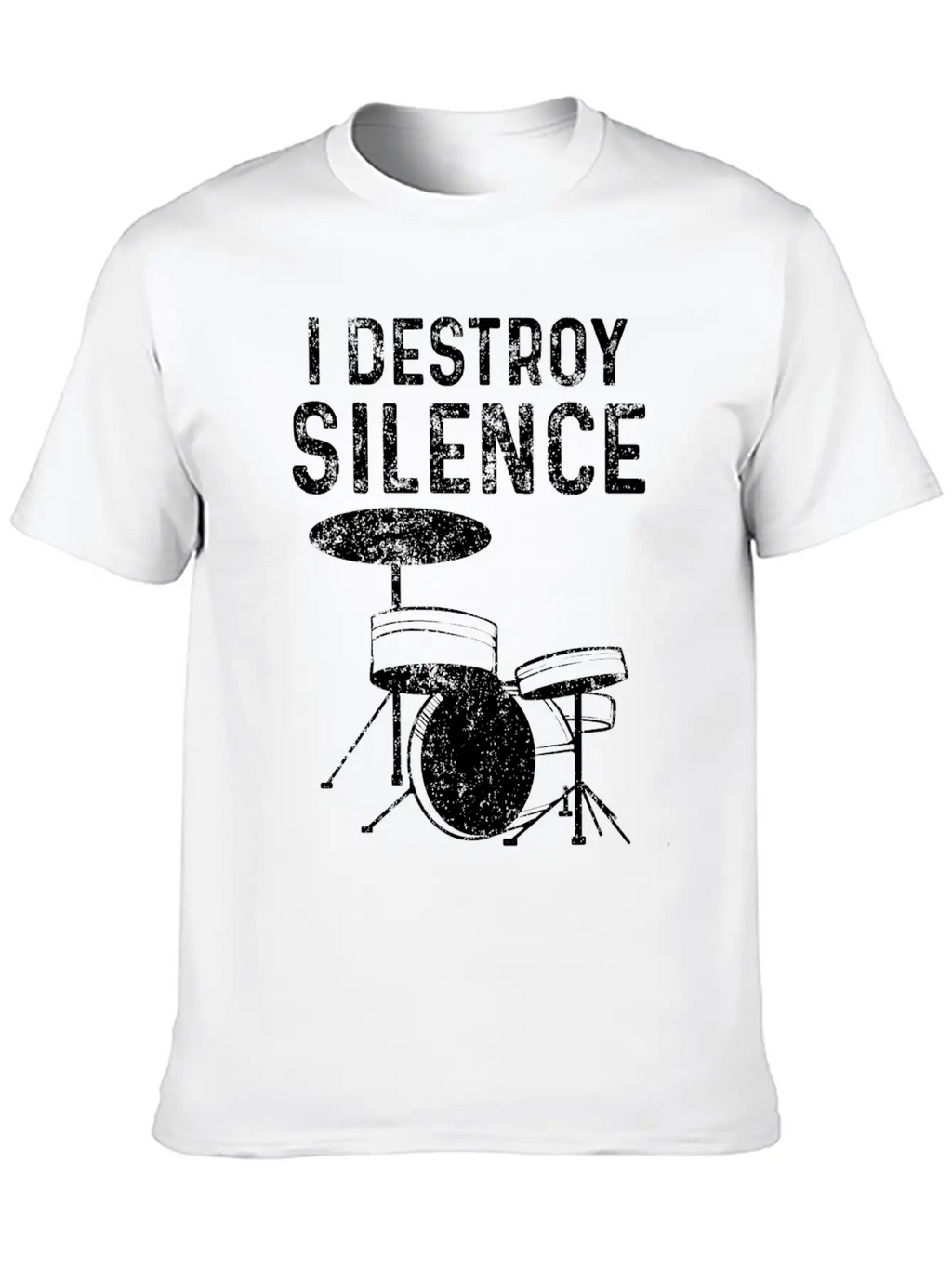 Drums Silence Destroy According To Drummer Timeless Short Sleeve Tee – Comfy And Minimalist Design