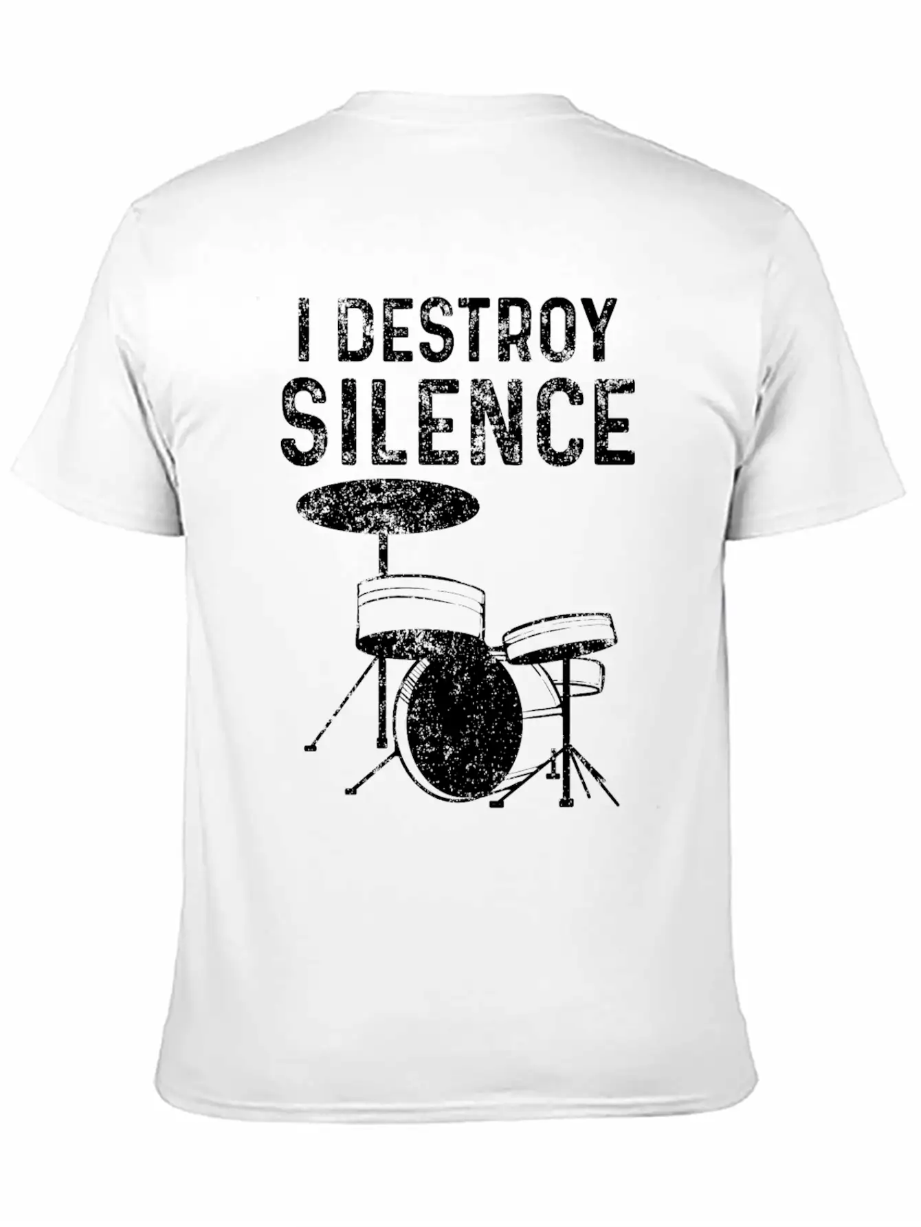 Drums Silence Destroy According To Drummer Timeless Short Sleeve Tee – Comfy And Minimalist Design