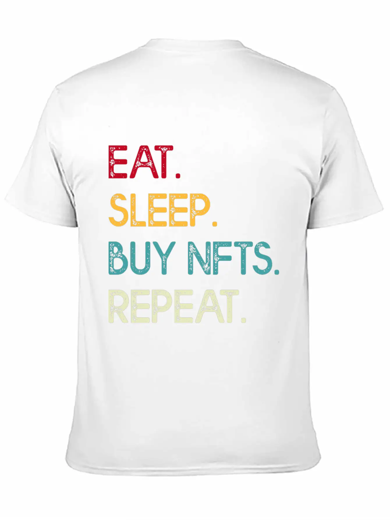Eat Sleep Buy Nfts Modern Fit Casual T-Shirt – Clean And Versatile Design