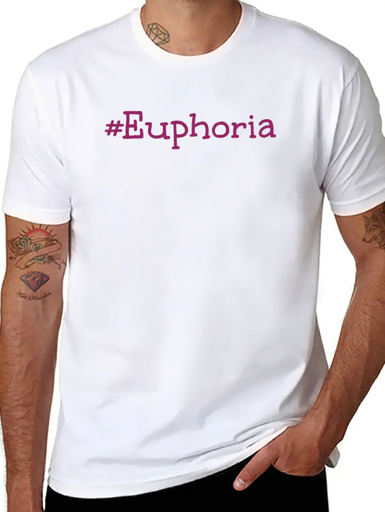 #Euphoria Essential Unisex Summer Tee – Soft Cotton Casual Fit
