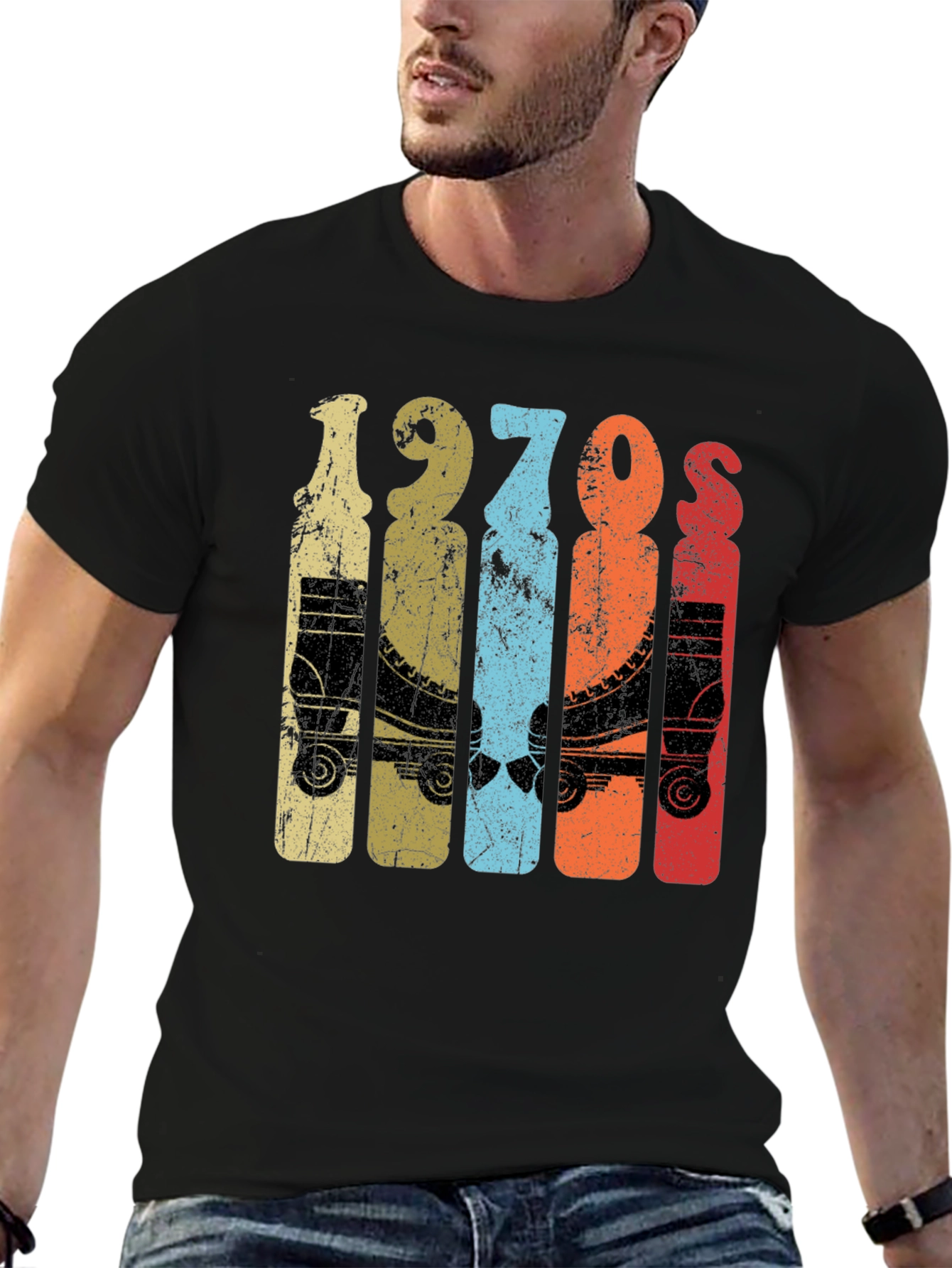 Vintage 1970s Roller Skate Graphic Tee